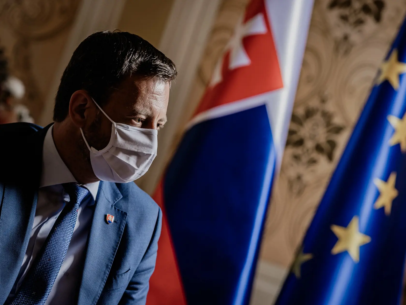 Na snímke Ing. Eduard Heger, slovenský politik a súčasný predseda vlády Slovenskej republiky.