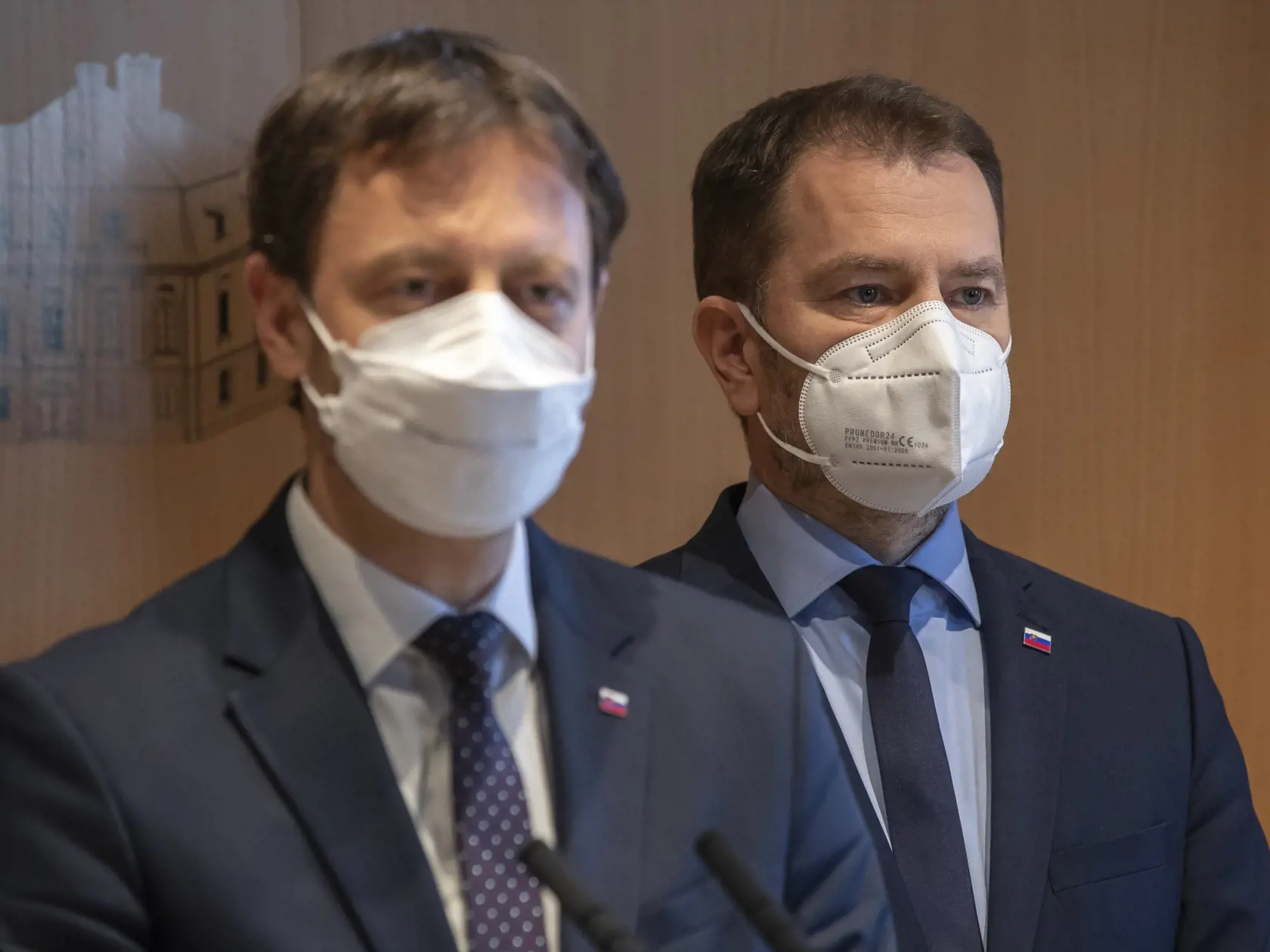 Minister financií Igor Matovič a premiér Eduard Heger
