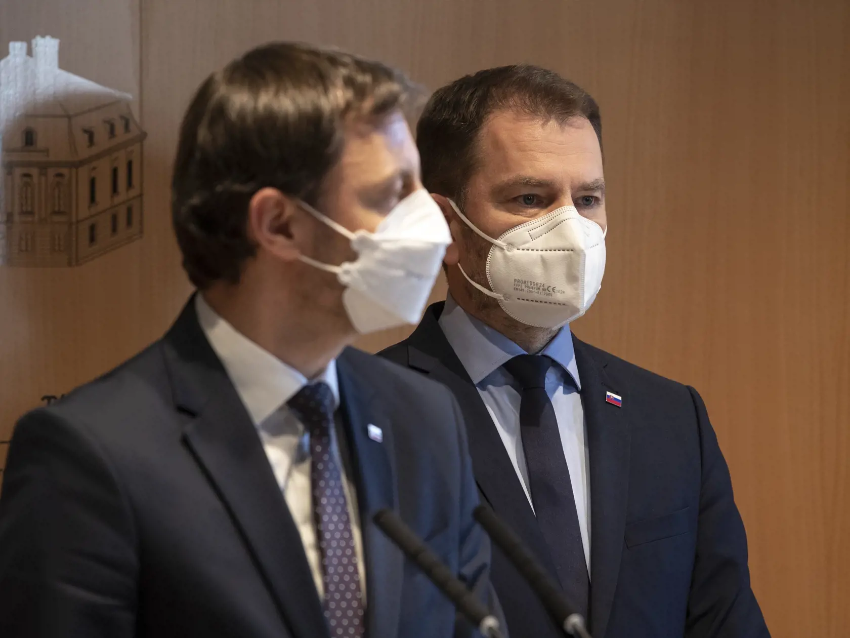 Minister financií Igor Matovič a premiér Eduard Heger