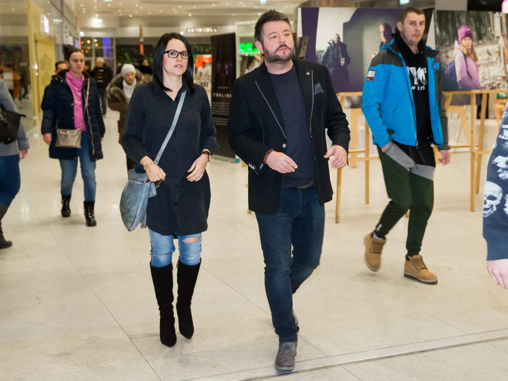 Michal Hudák s partnerkou.