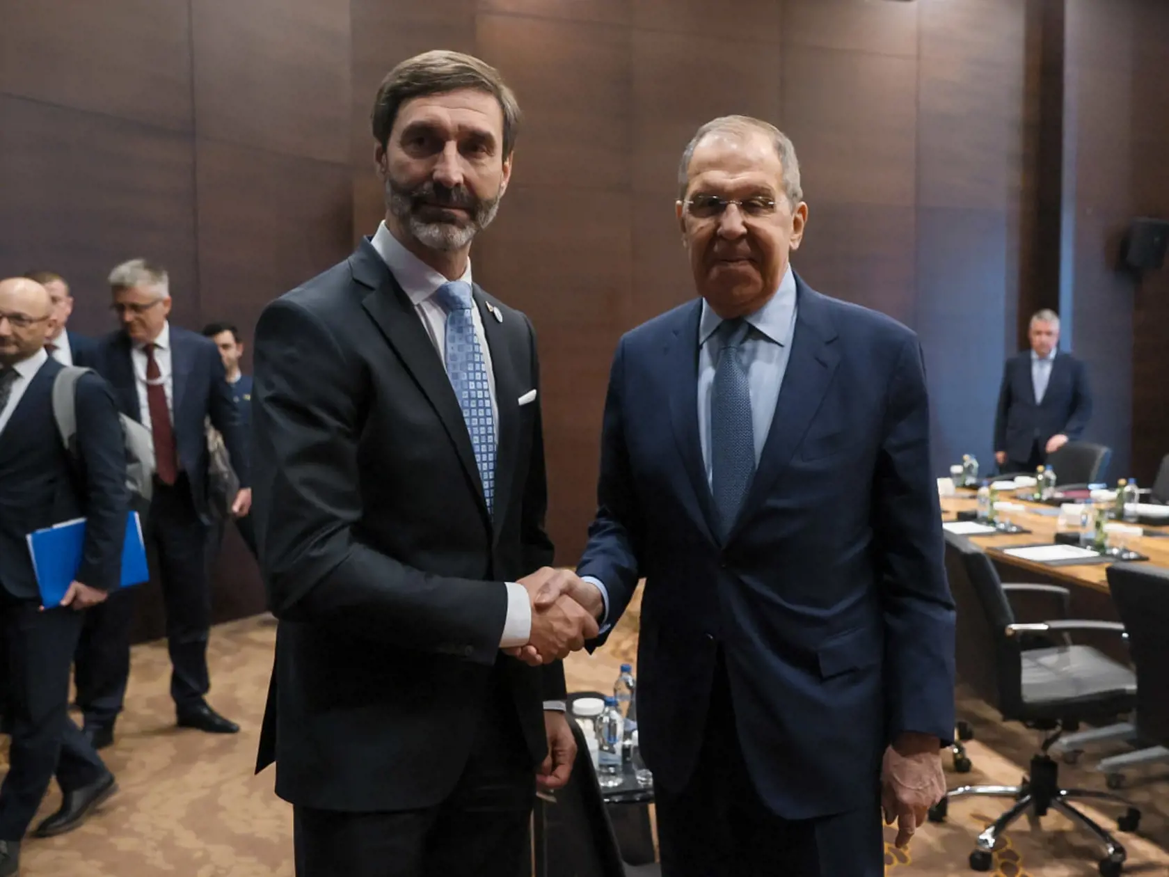 Juraj Blanár a Sergej Lavrov