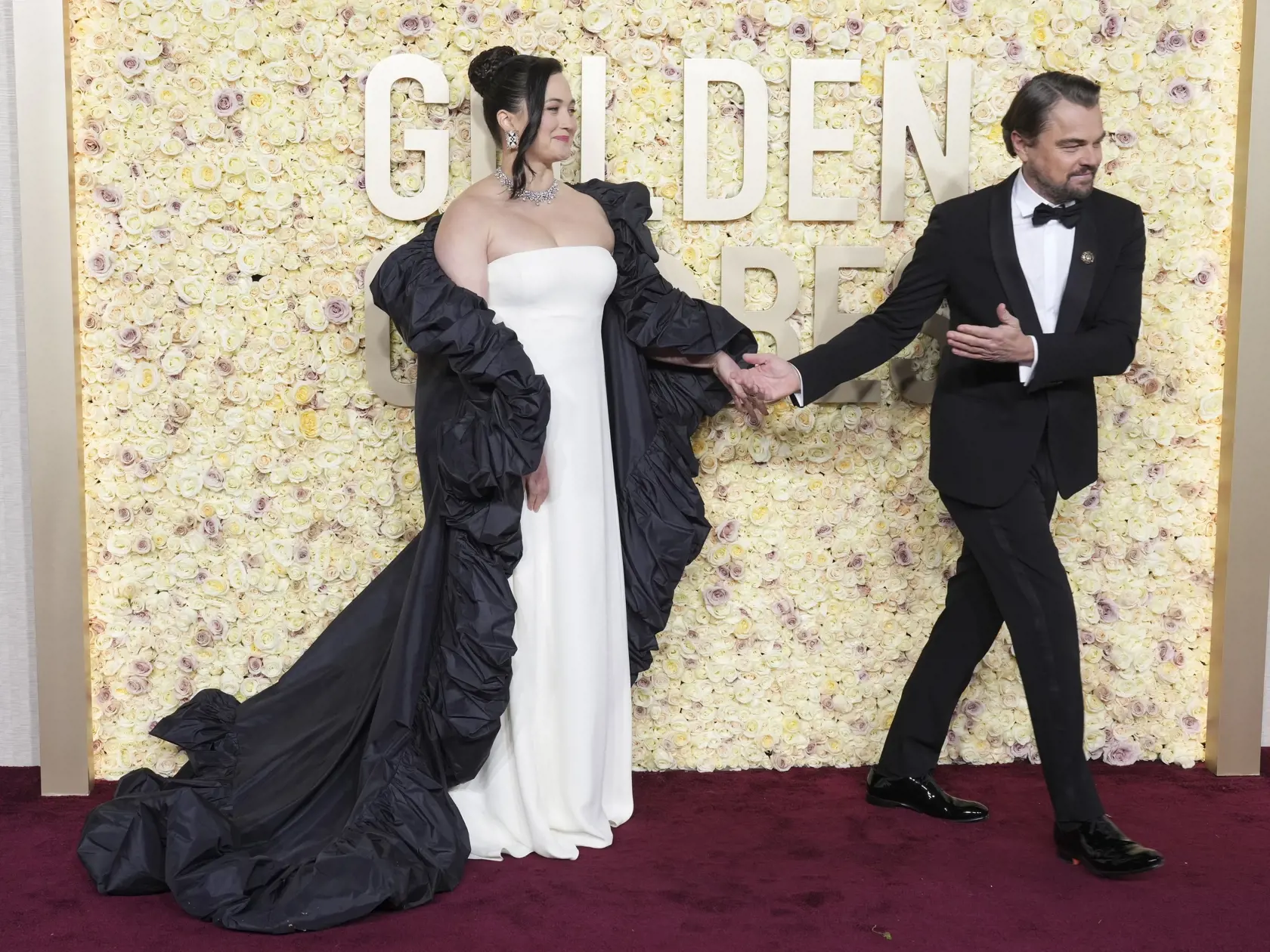Leonardo DiCaprio bol hrdý na svoju filmovú ženu Lily Gladstone.