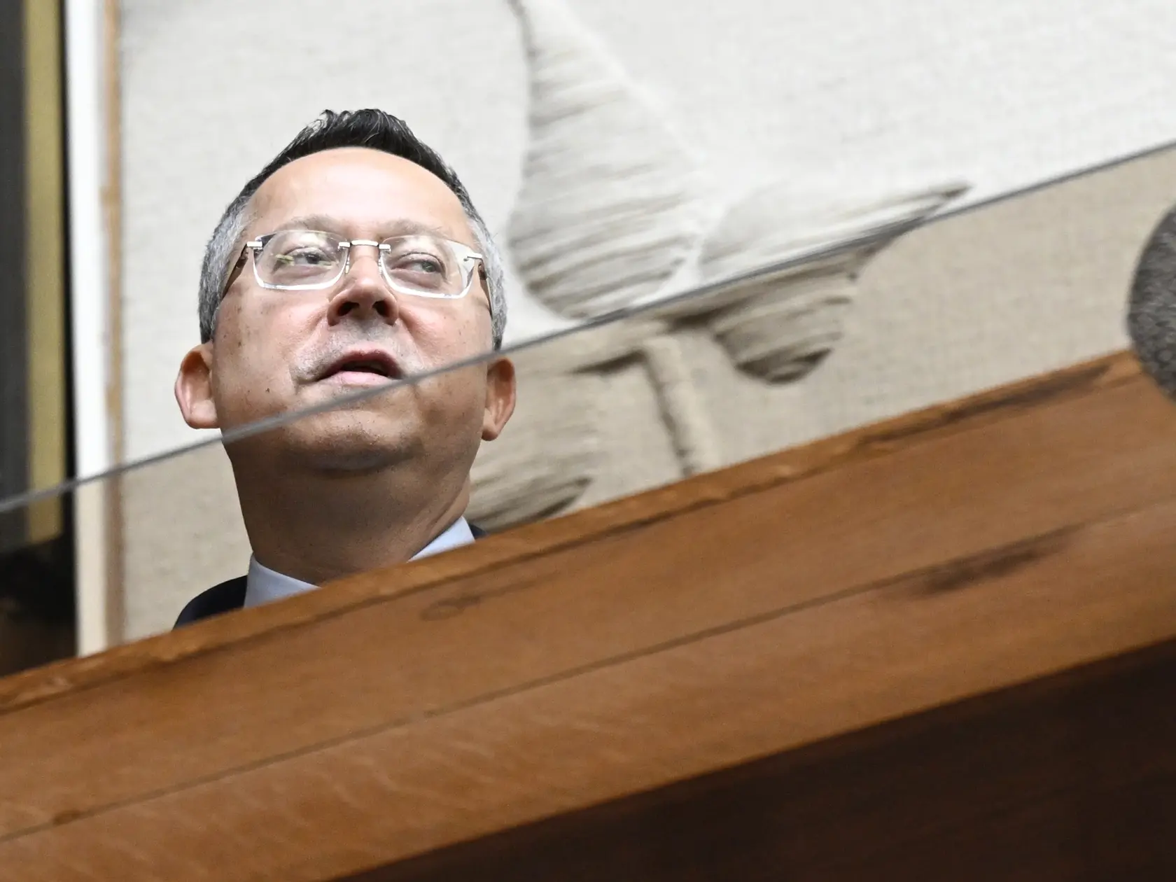 Na snímke minister financií SR Ladislav Kamenický (SMER-SD) prichádza na rokovanie vlády SR v Bratislave v stredu 5. marca 2025. FOTO TASR - Pavel Neubauer

