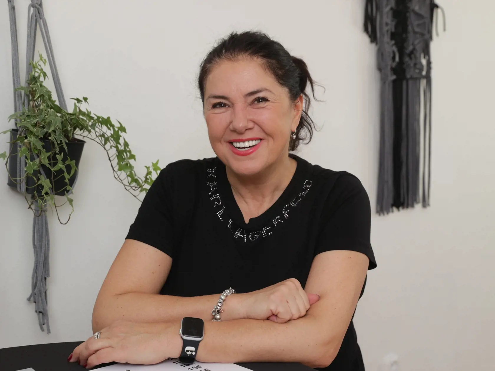 Iveta Malachovská prišla podporiť dcéru Kristínu do jej štúdia jogy.