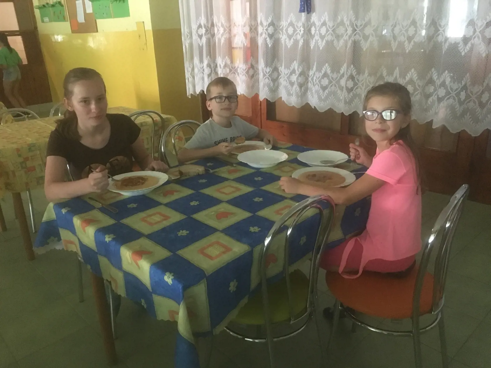 Naobedovať sa prišli aj Diana, Vilko a Nelka.