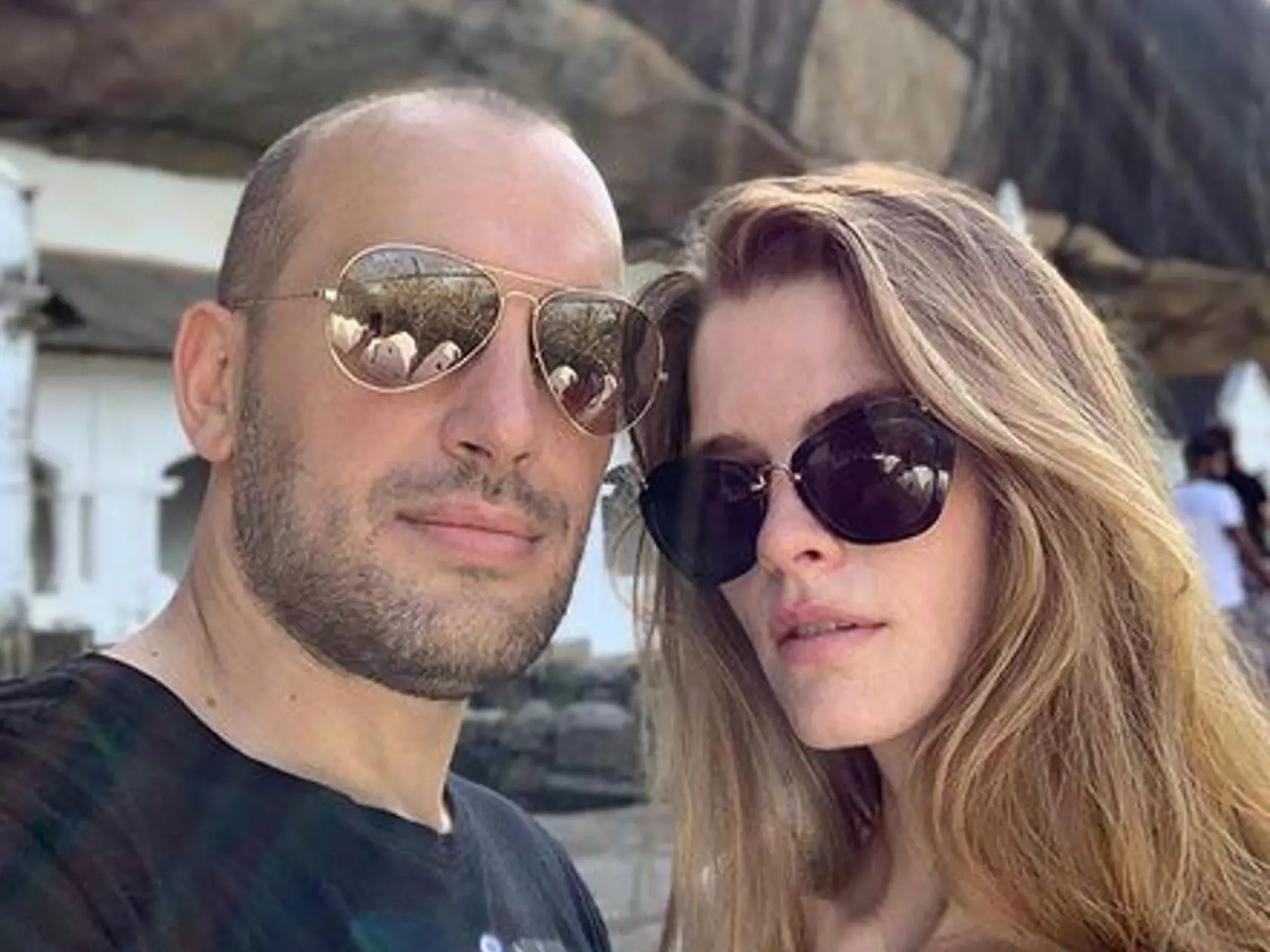 Michaela Hlaváčková a Rasťo Brezovský na dovolenke na Seychelloch.