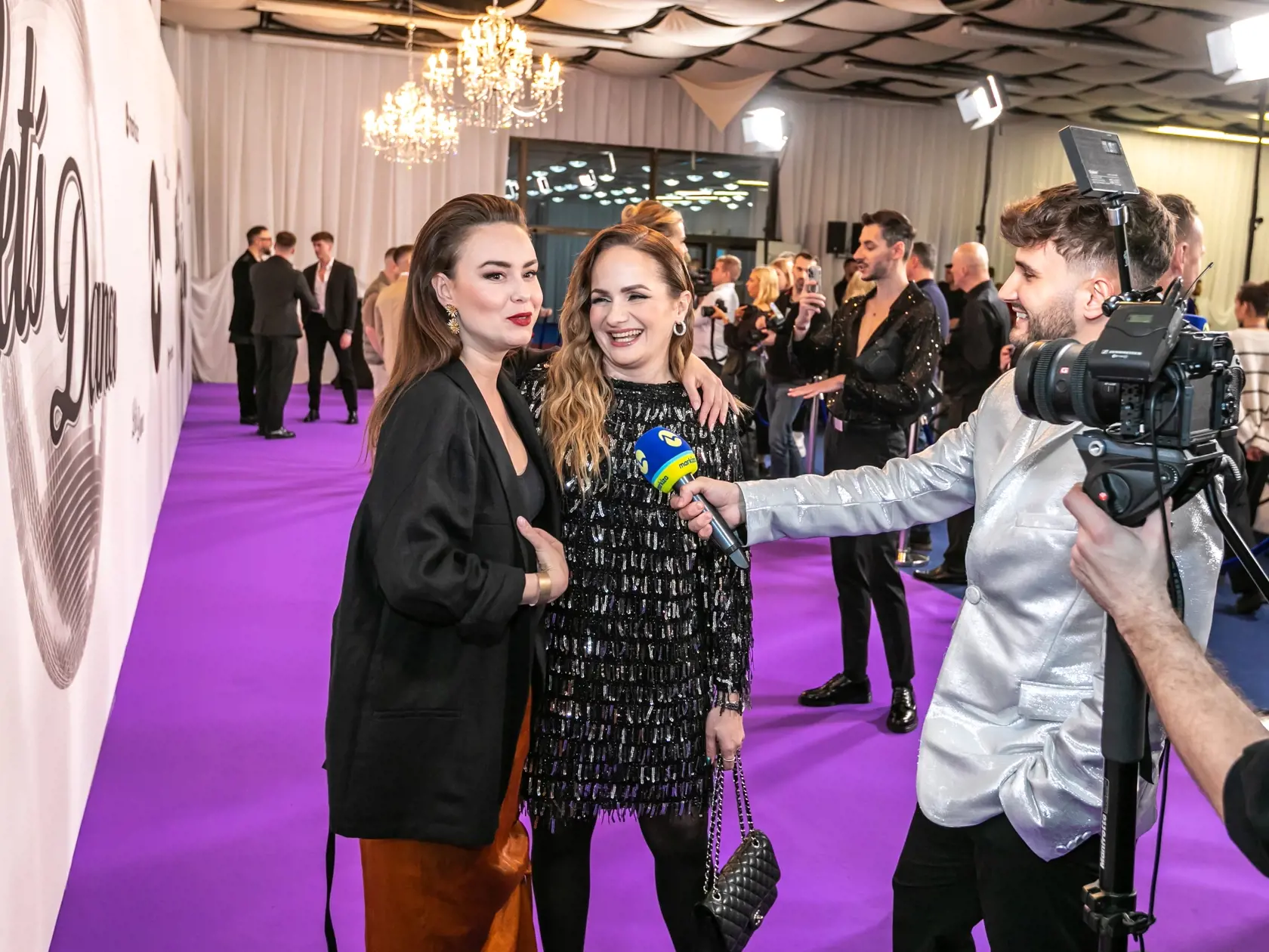 Prvé kolo tanečnej šou Let´s Dance. Dominika Kavaschová a Zuzana Kubovčíková Šebová.