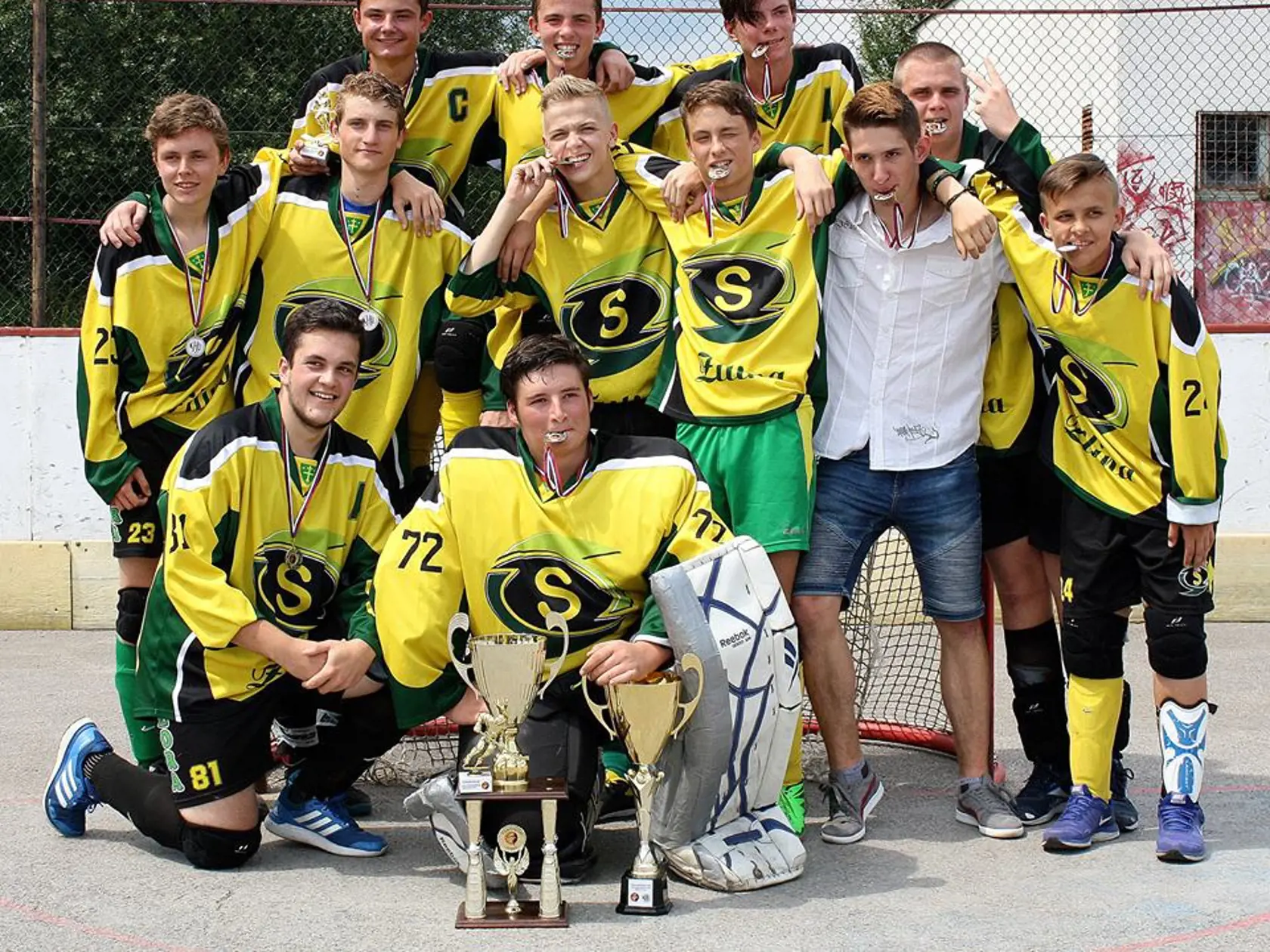 Florbal hrá aj v rodnej Žiline.