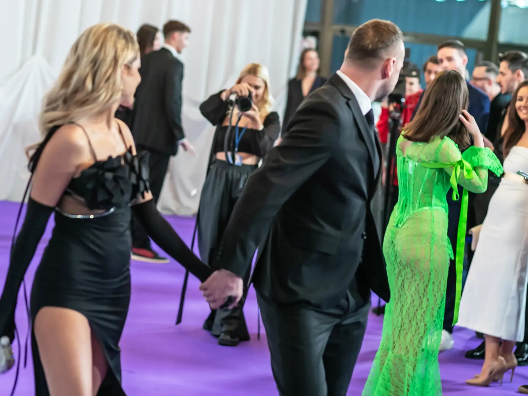 Prvé kolo Lets Dance 2024. Na snímke Marián Gáborík a Ivana Gáborík. 