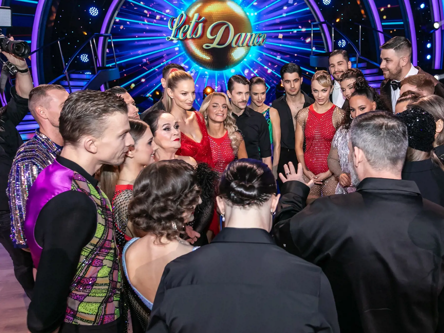Prvé kolo Lets Dance 2024. Na snímke finalisti súťaže. 
