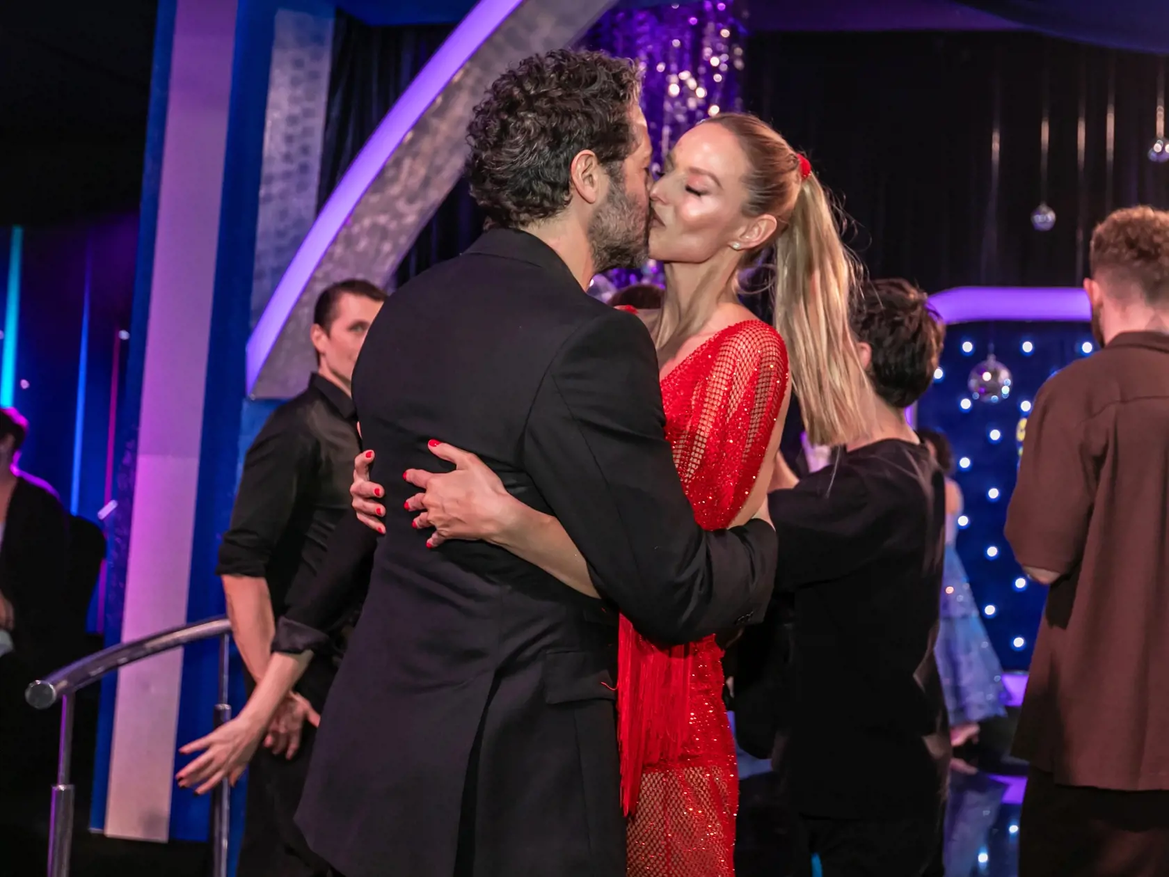 Prvé kolo Lets Dance 2024. Na snímke Michaela Kocianová s priateľom. 
