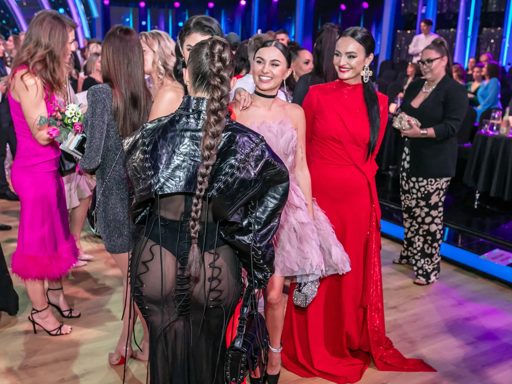 Prvé kolo Lets Dance 2024. Na snímke Kika Ďurišová. 