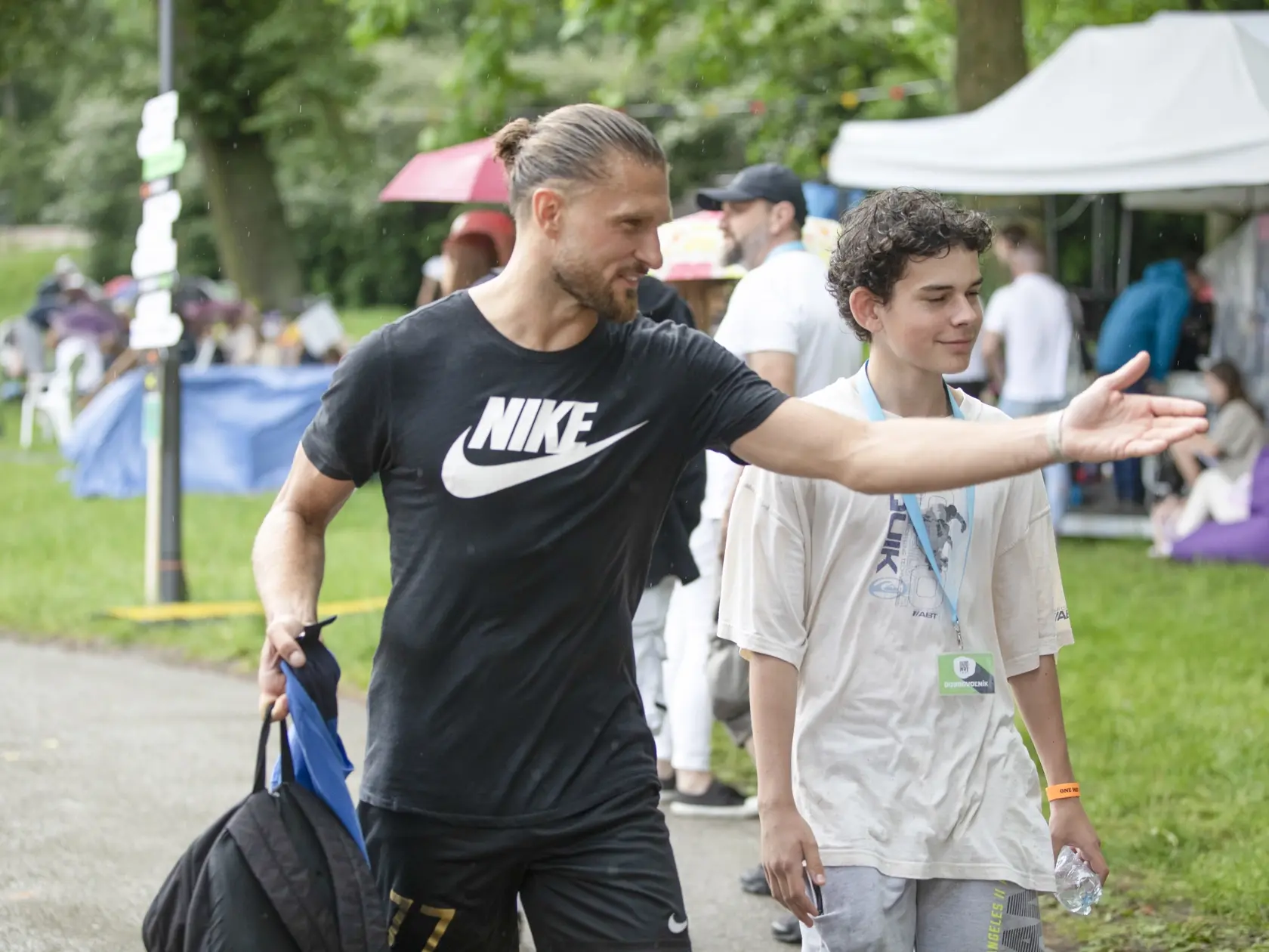 One Way Fest spoločenstva milosť. Zúčastnil sa ho aj futbalista Erik Čikoš.