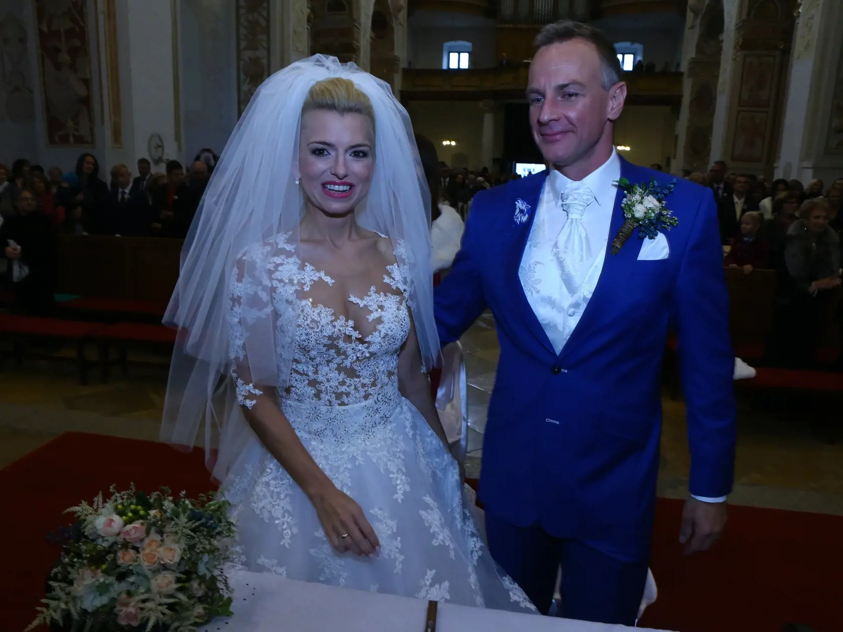 Október 2015: Svadba Zlatice Puškárovej a Patrika Švajdu v Trnave.