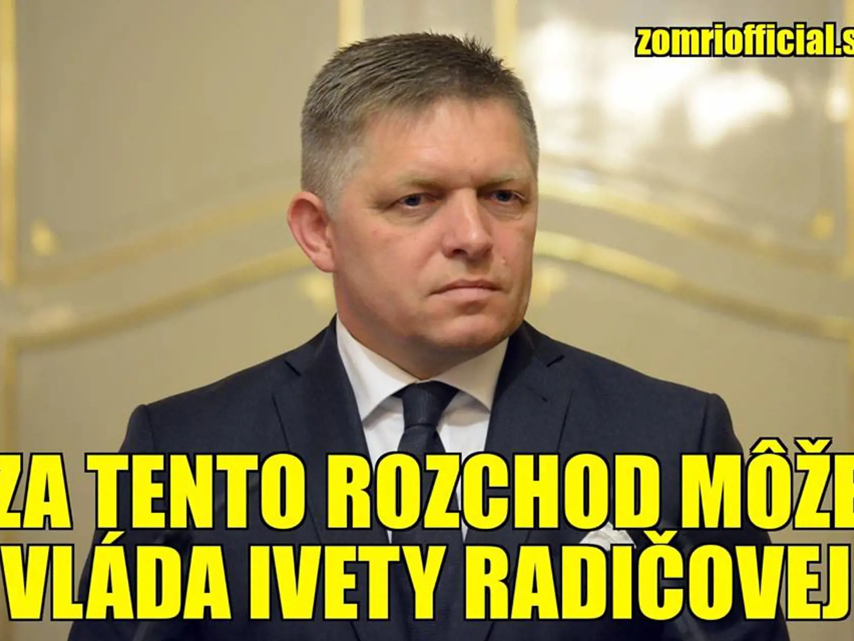 Robert Fico hneď našiel vinníka. 