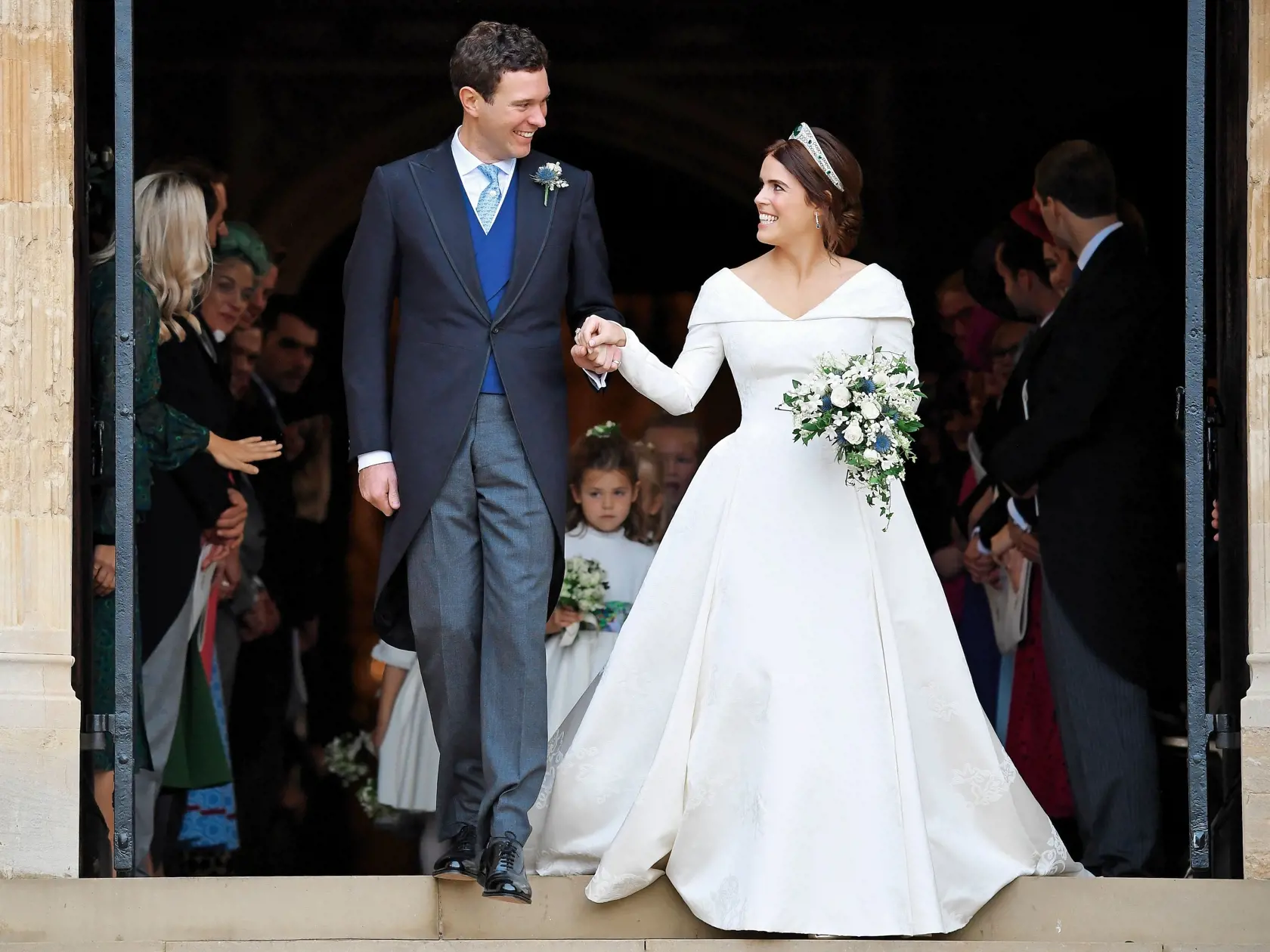 NEUŽILA SI TO NAPLNO Princezná Eugenie sa vraj dostala na vlastnej svadbe do tieňa Meghan.