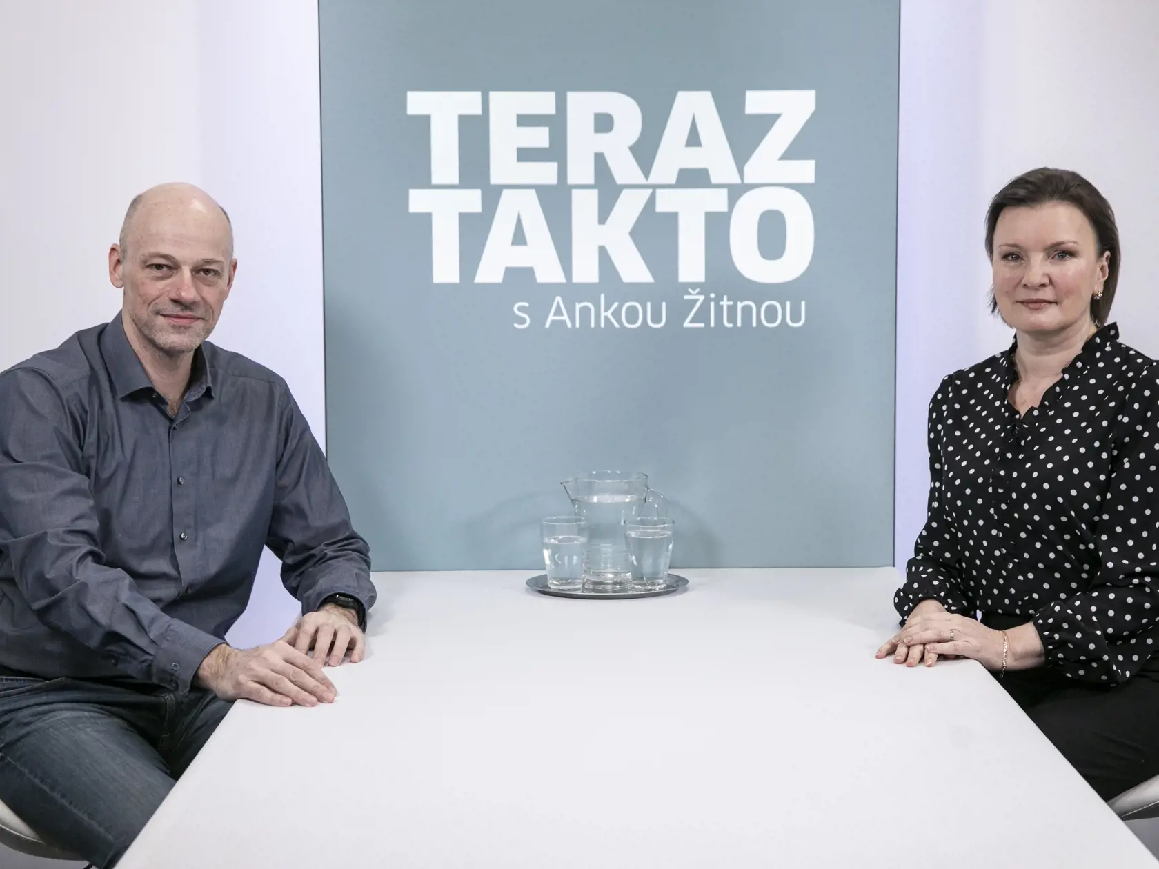 Diskusná relácia "Teraz Takto s Ankou Žitnou", ktorej hosťom bol komentátor Dag Daniš.