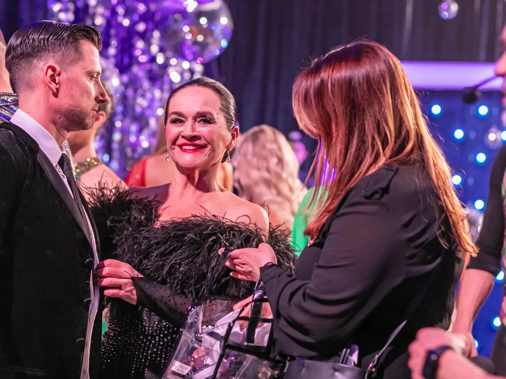 Príchody hostí na prvé kolo Lets Dance 2024. Na snímke Hana Gregorová. 