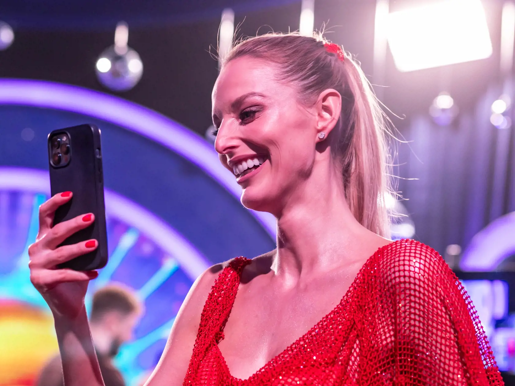 Prvé kolo Lets Dance 2024. Na snímke Michaela Kocianová. 
