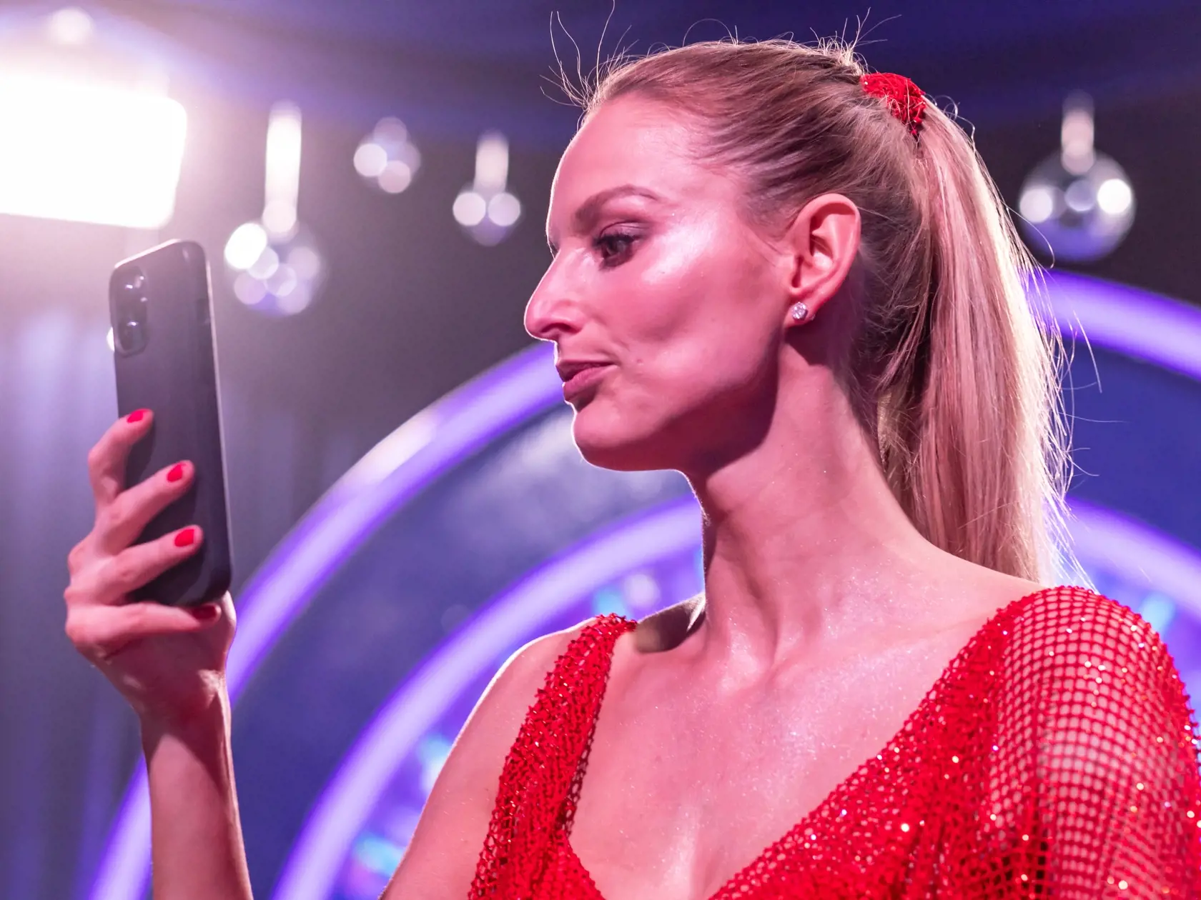 Prvé kolo Lets Dance 2024. Na snímke Michaela Kocianová. 