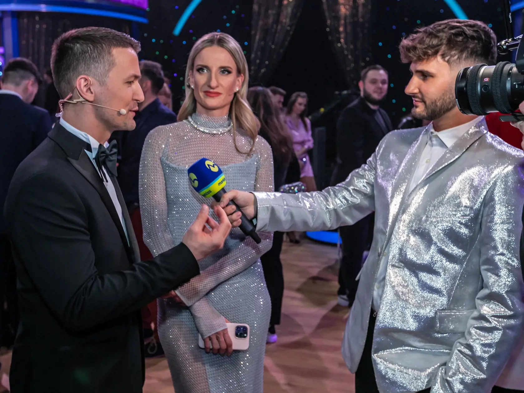 Prvé kolo Lets Dance 2024. Na snímke Viktor Vincze a Adela Vinczeová. 