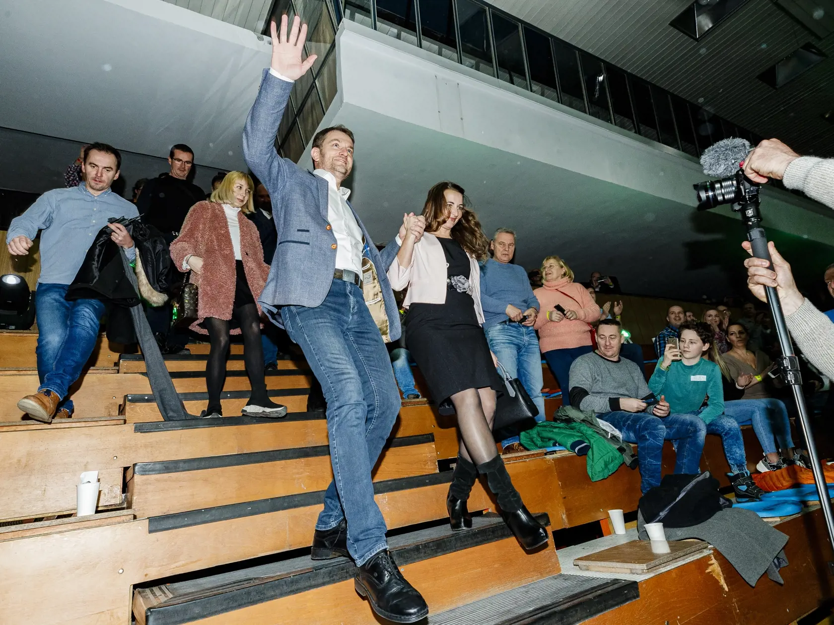 Matovič počas noci volieb do Národnej rady Slovenskej republiky, 29.2.2020