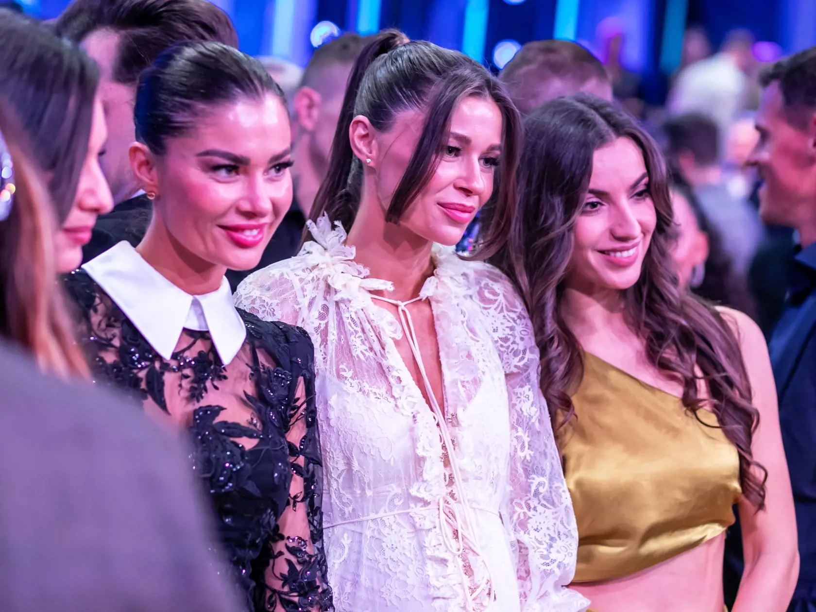 Prvé kolo Lets Dance 2024. Na snímke priateľka Jána Ďuricu Diana Kačurová. 