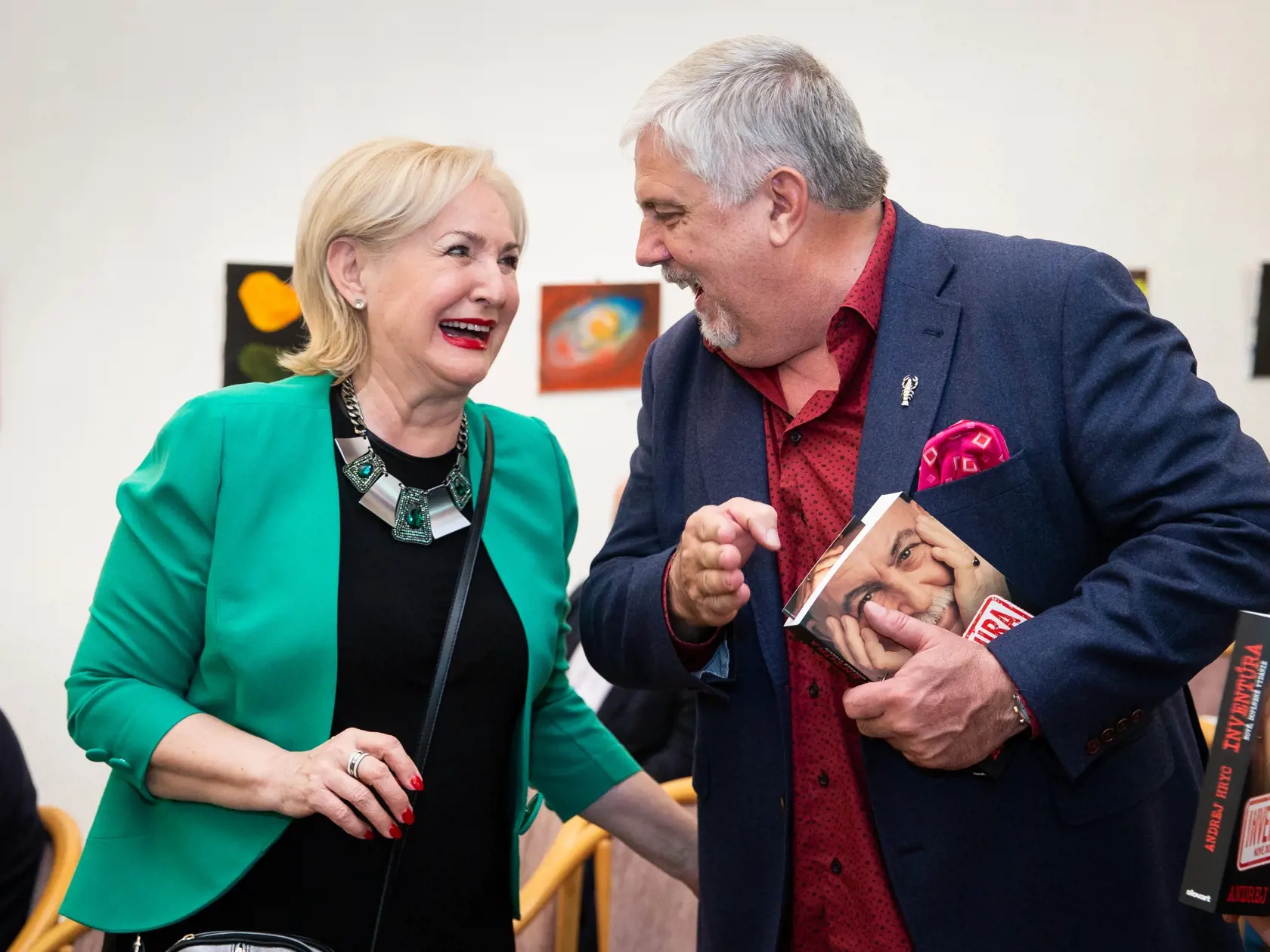 Na snímke Adela Straková a Oliver Andrásy.