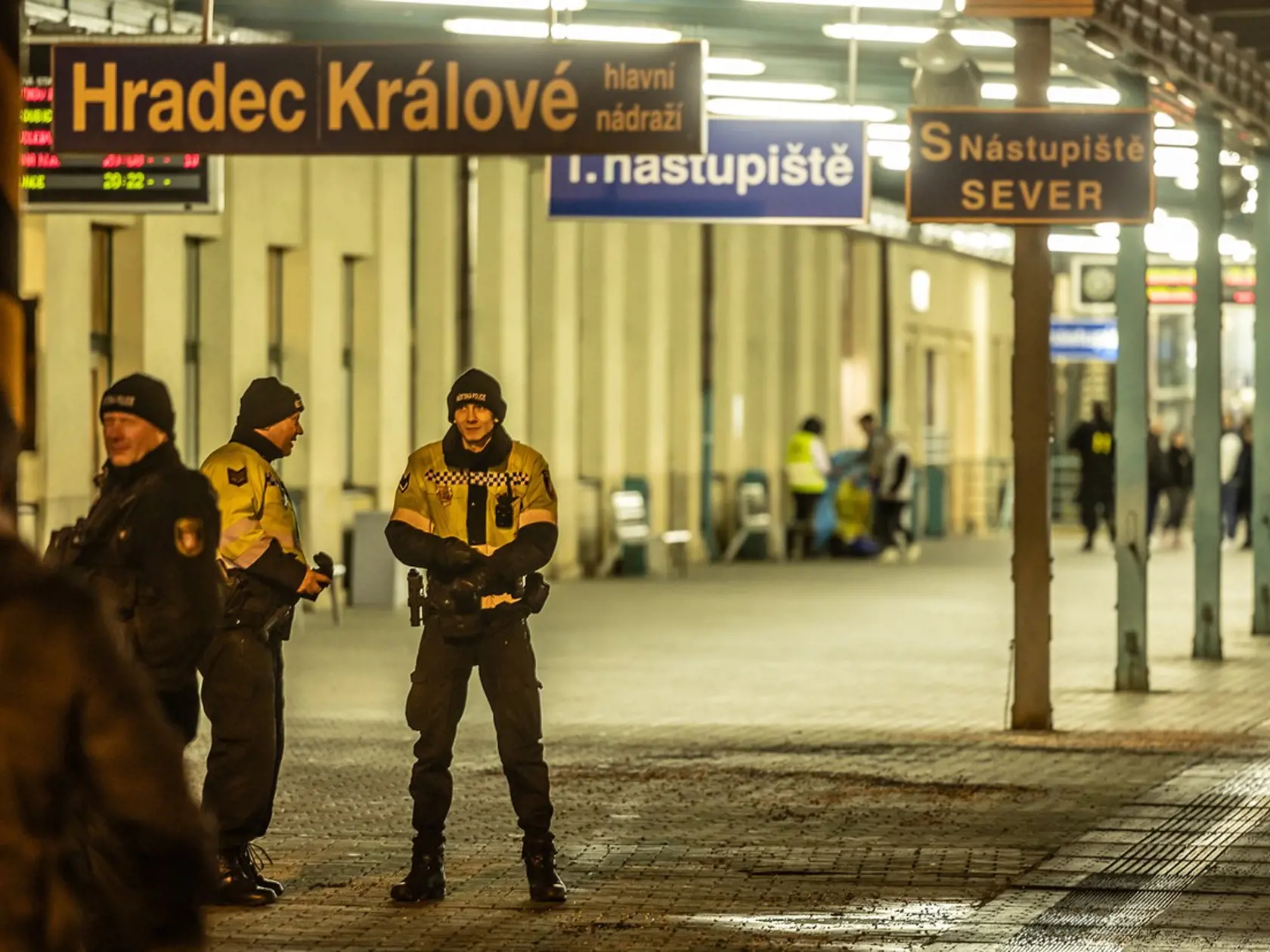 Na snímke hlavná stanica v Hradci Králové, kde 32-ročný muž nožom dobodal len 14-ročného Filipa 4. januára 2024.