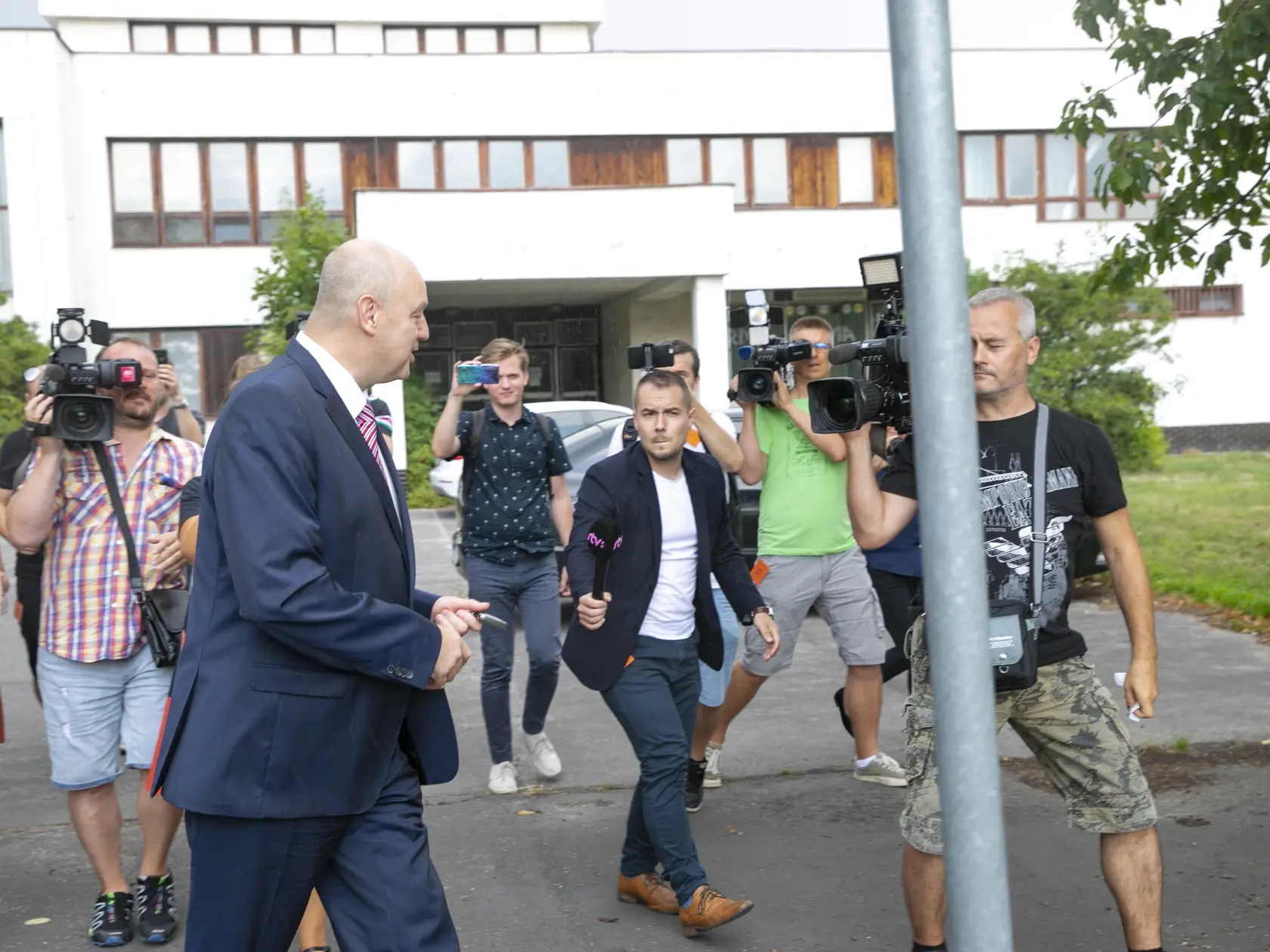 Na fotkách je Pavol Rusko obžalovaný v kauze zmenky.