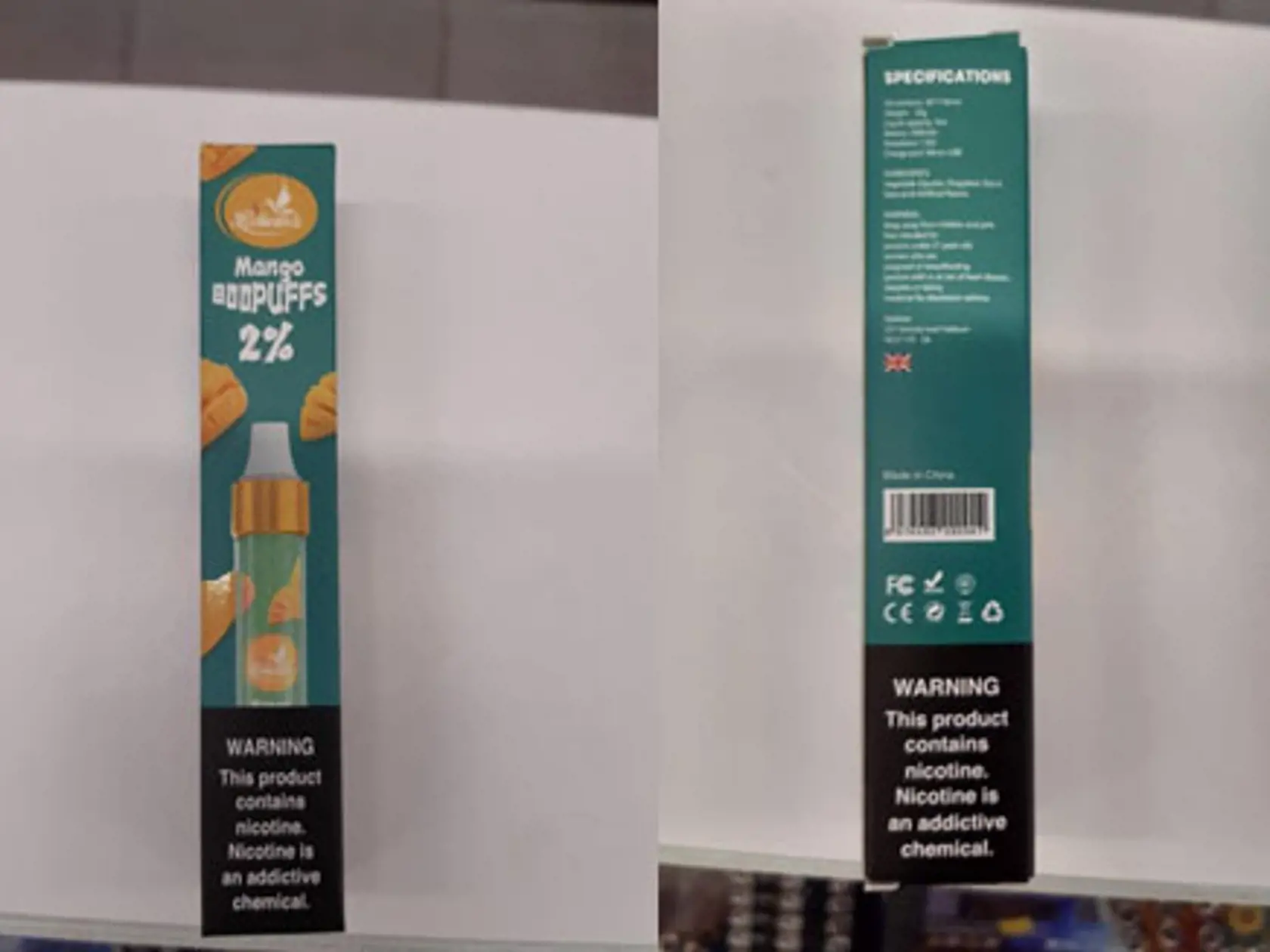 ŠVPS našla na trhu nebezpečné jednorazové elektronické cigarety a E-liquid.