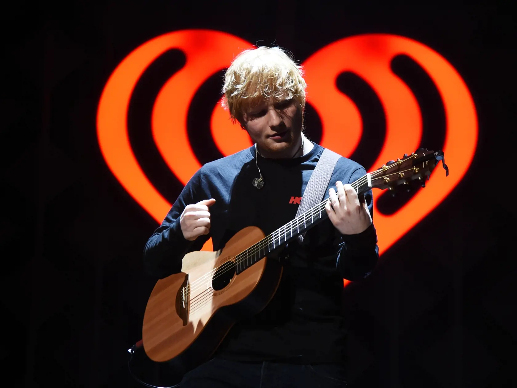 NEW YORK, NY - DECEMBER 08:  Ed Sheeran performs at Z100's Jingle Ball 2017 on December 8, 2017 in New York City.  (Photo by Theo Wargo/Getty Images for iHeartMedia)