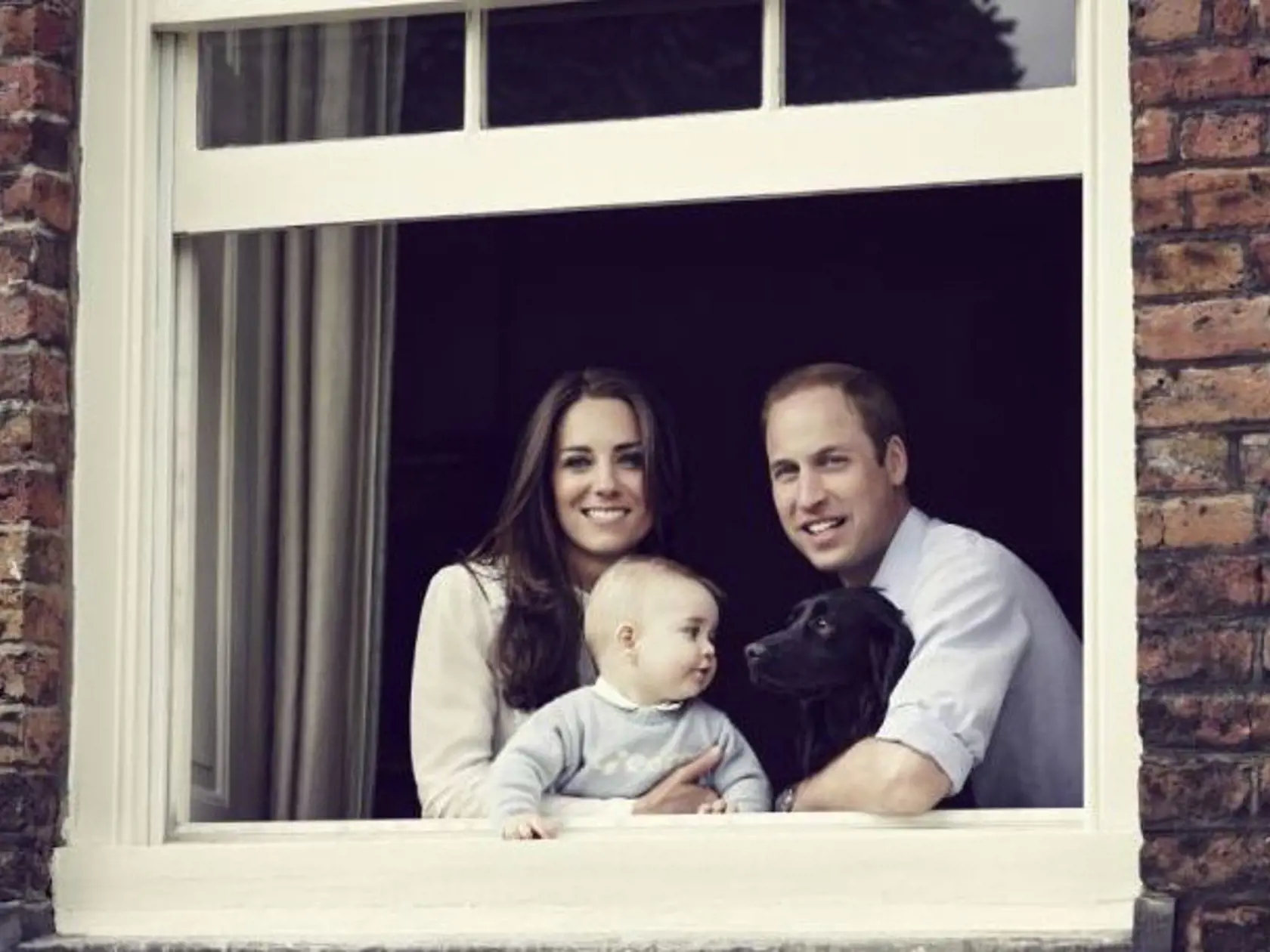 Vojvodkyňa Kate, princ William a ich syn, princ George