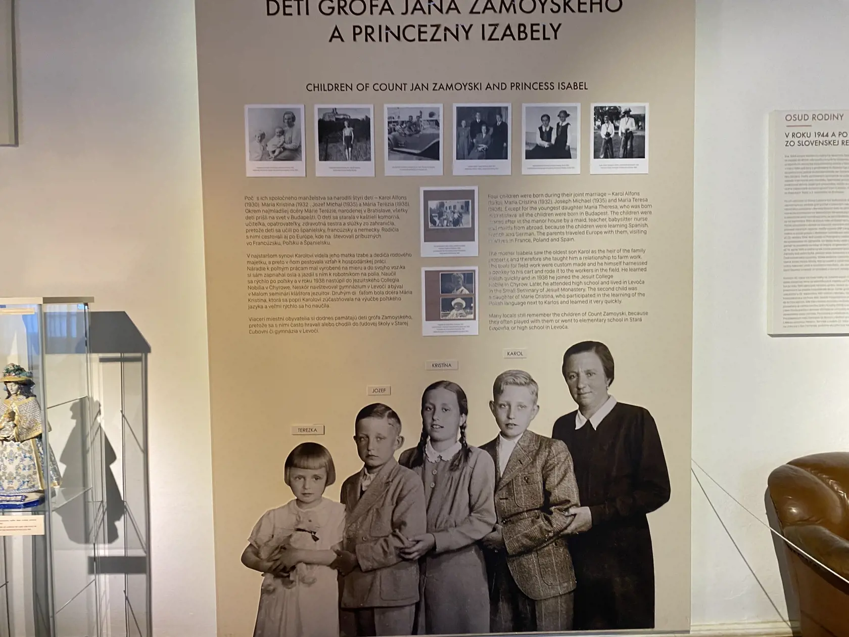Princezná Izabela so svojimi deťmi, dnes žije iba najmladšia Teresa Zamoysky.