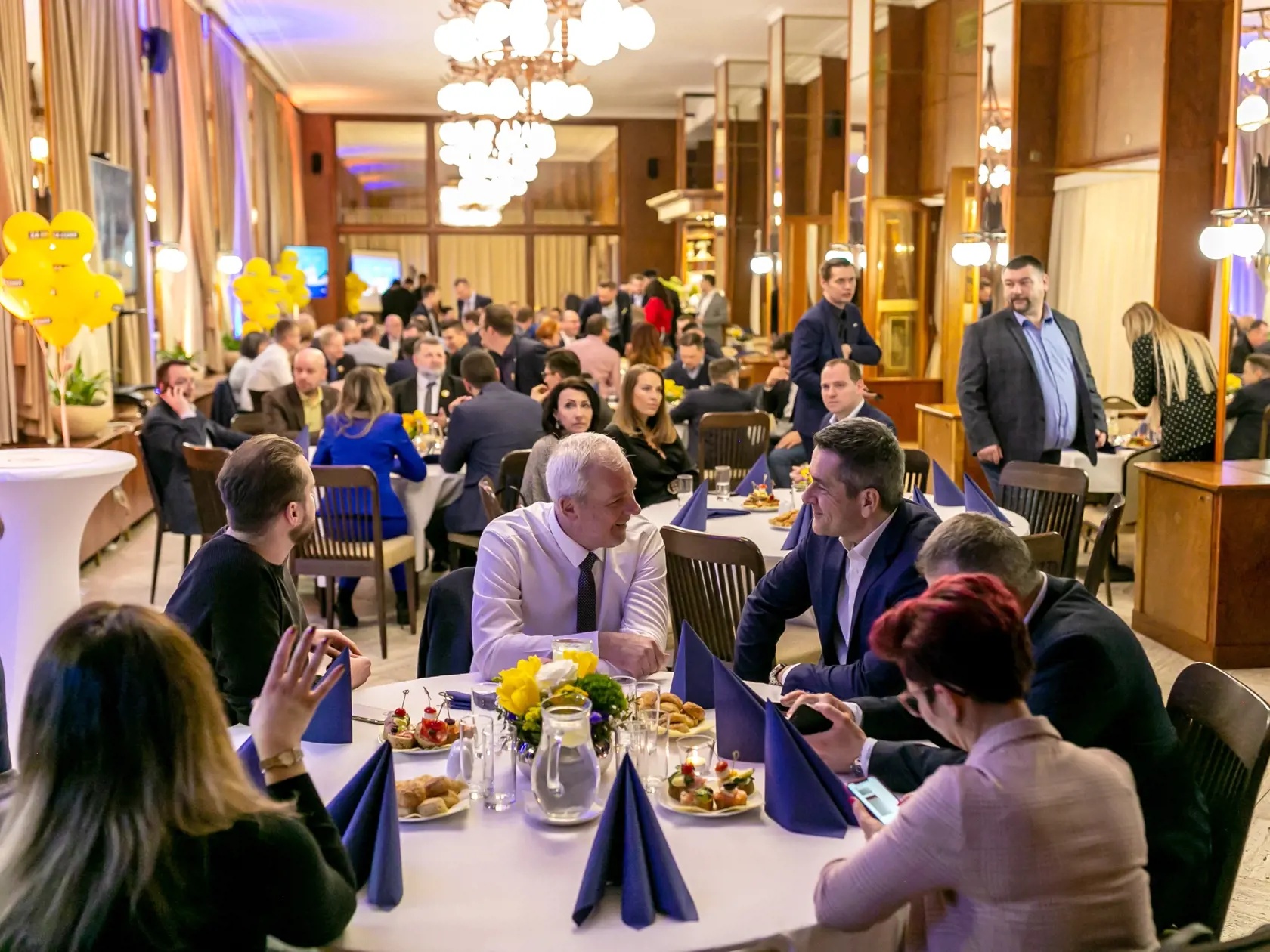 Centrála politickej strany Za ľudí počas volieb do Národnej rady Slovenskej republiky, 29.2.2020.