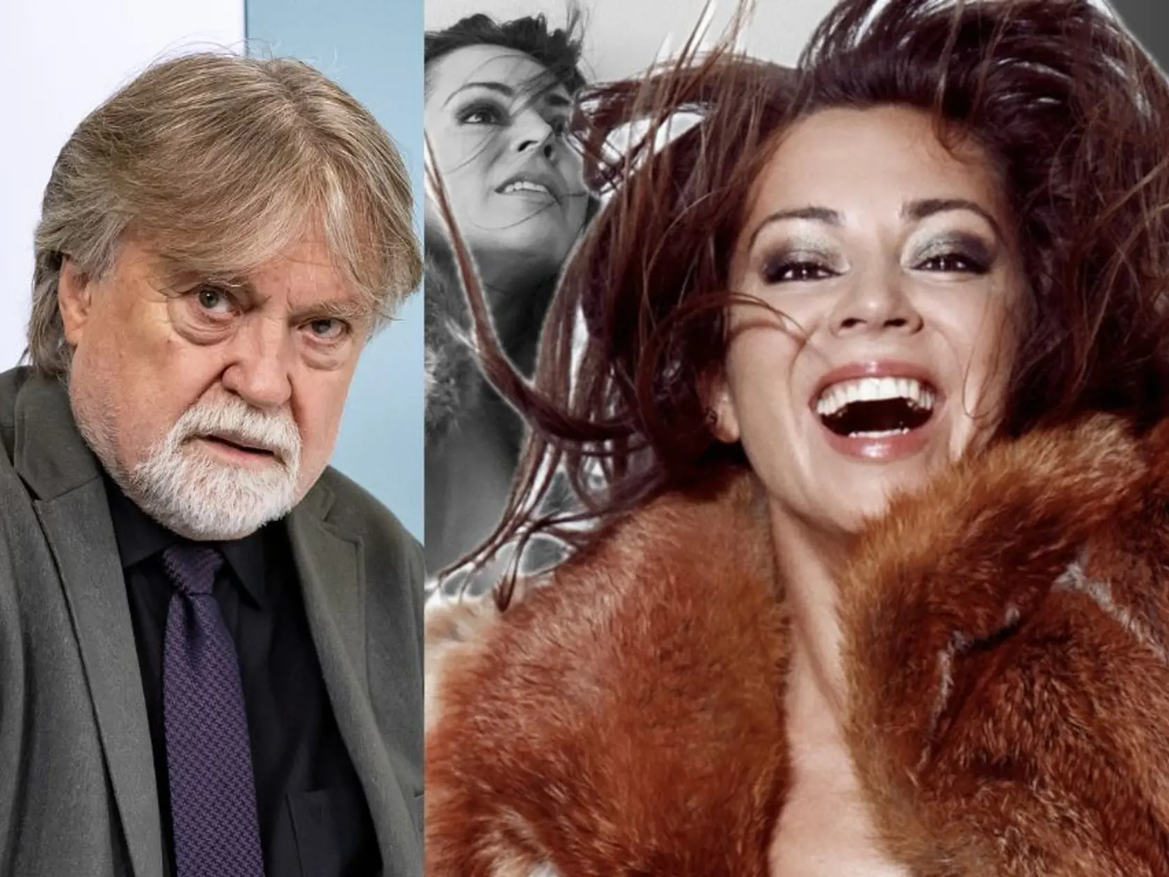 Na kombosnímnke zľava poslanec Smeru Dušan Jarjabek a operná diva Adriana Kučerová.