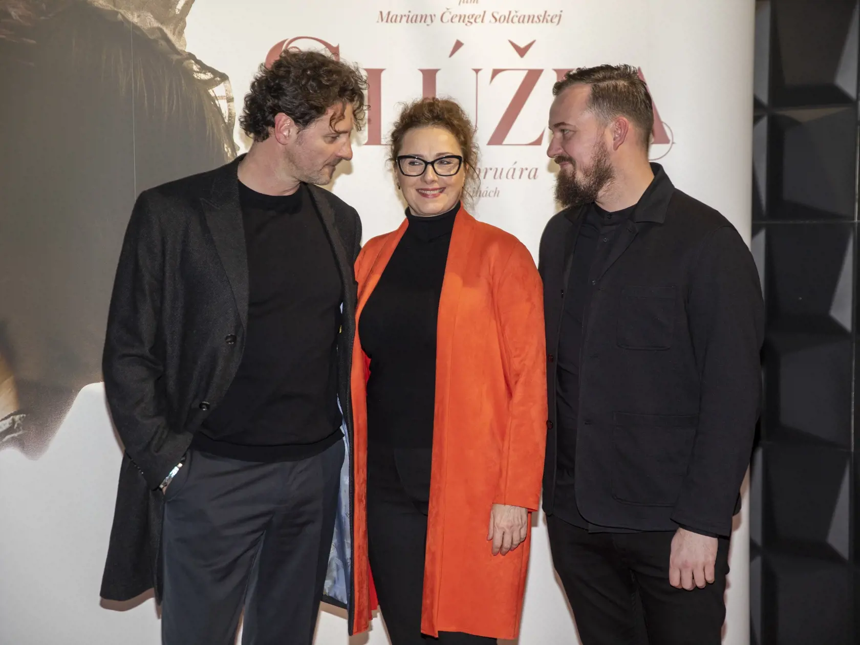 Na snímke je premiéra filmu Slúžka na motívy knihy Hany Lasicovej.
Zuzana Mauréry
