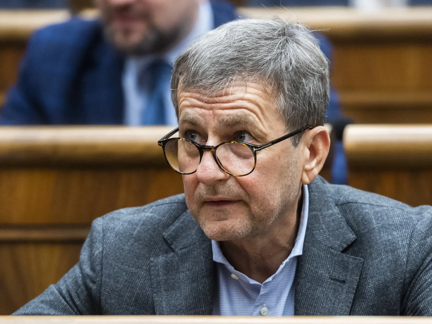 Na snímke poslanec NRSR Anton Stredák (SMER-SD) počas 80. mimoriadnej schôdze Národnej rady SR v Bratislave 20. januára 2023. FOTO TASR - Jaroslav Novák