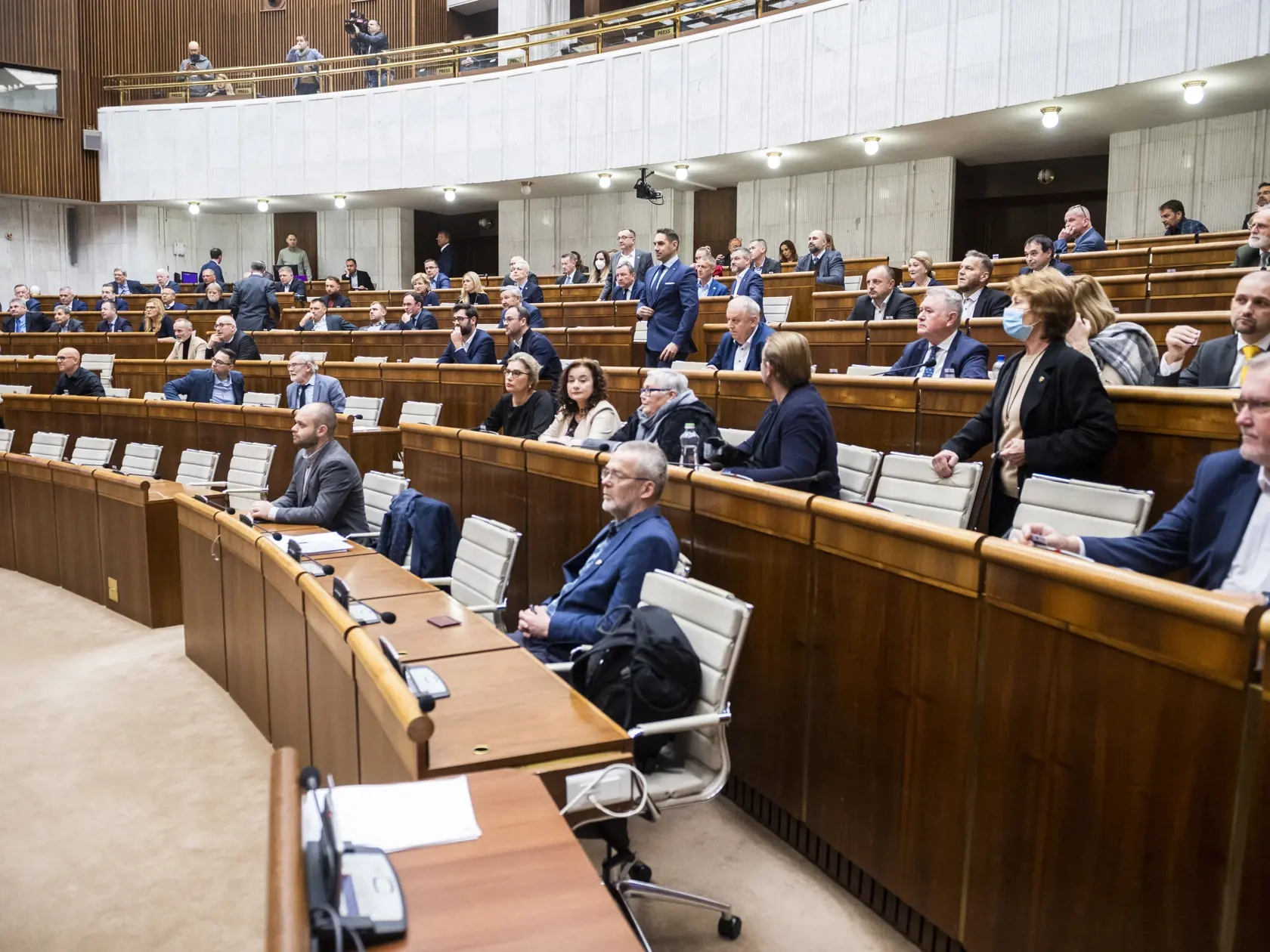 Na snímke 80. mimoriadna schôdza Národnej rady SR v Bratislave 20. januára 2023. FOTO TASR - Jaroslav Novák