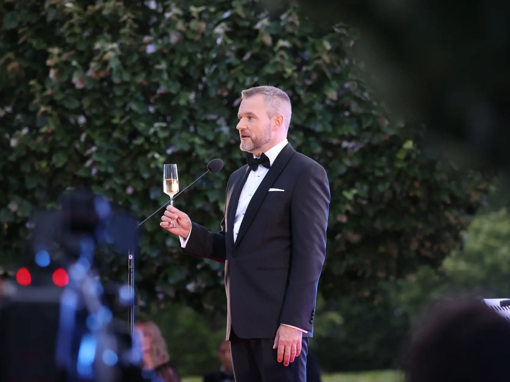 Slávnostná recepcia prezidenta SR Petra Pellegriniho na Bratislavskom hrade. Na snímke je nový prezident Peter Pellegrini.