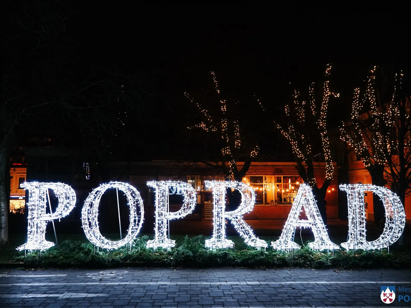 Poprad počas tohtoročnej zimy. 