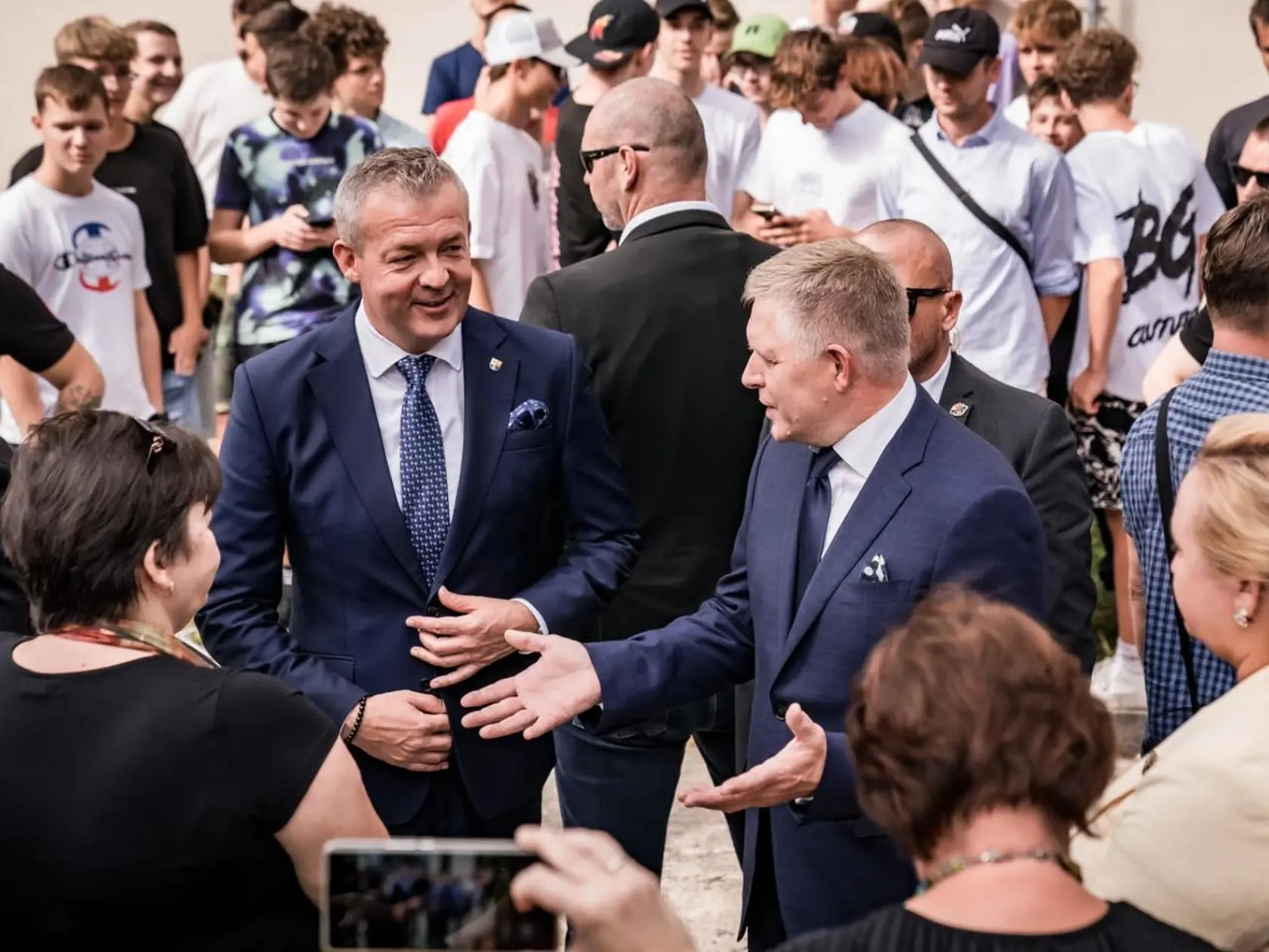 Robert Fico sa prvýkrát od atentátu vrátil do Handlovej v rámci výjazdového rokovania premiéra 6. septembra 2024.