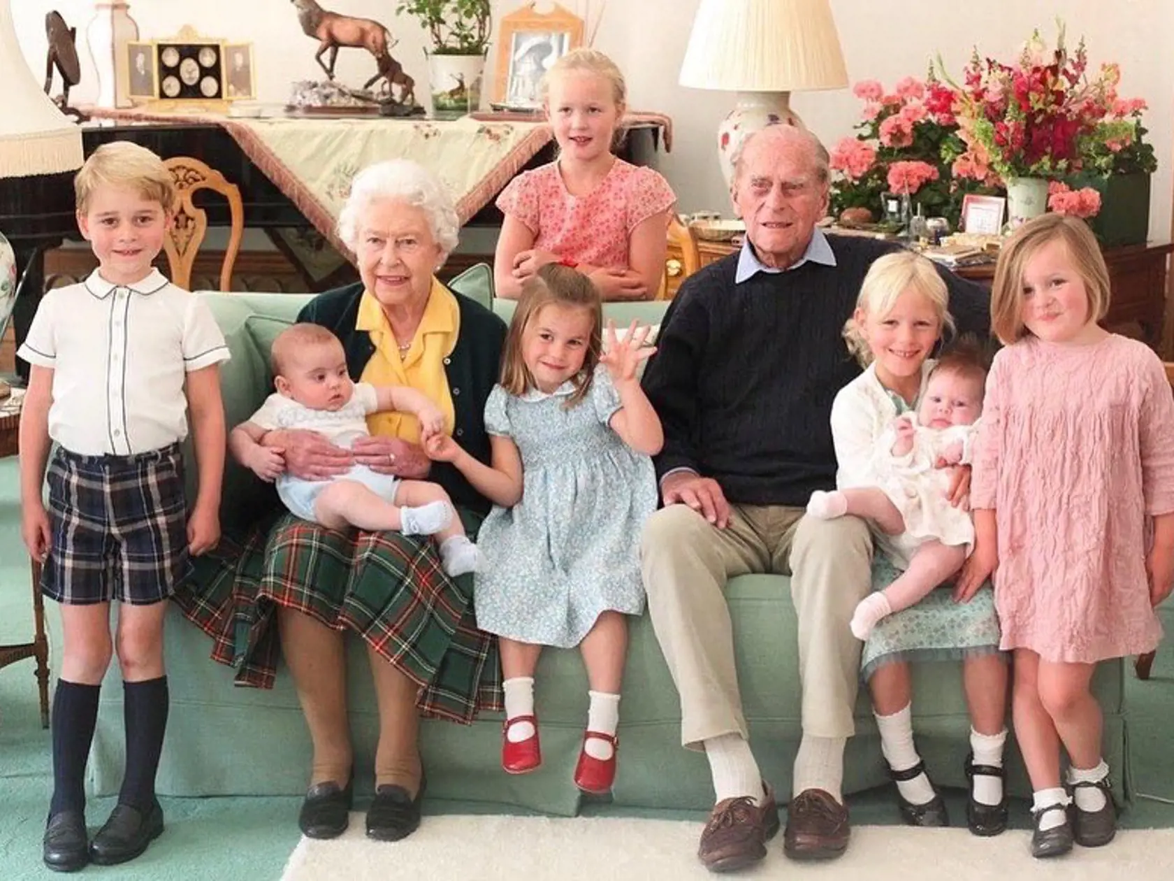 Túto fotografiu uverejnili pri príležitosti narodenín Alžbety princ William a vojvodkyňa Kate.