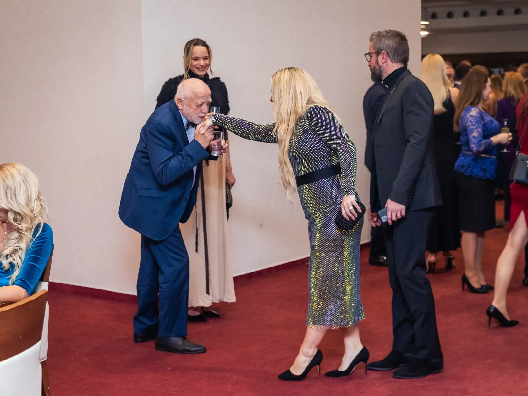 Na snímke Dominika Cibulková počas slávnostného galavečera Športovec roka 2023. 