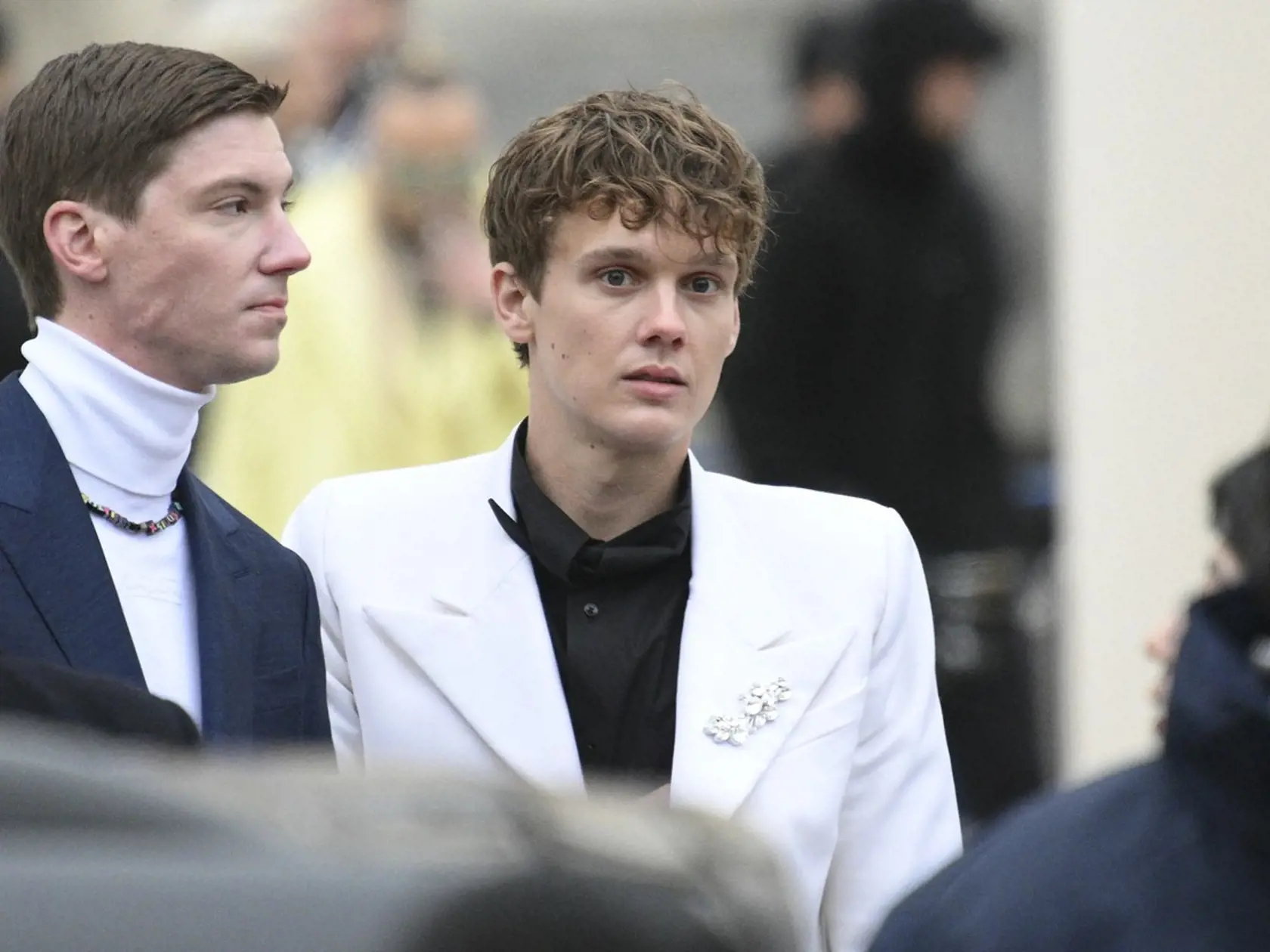 Celebrityna prehliadke Louis Vuitton v Paríži