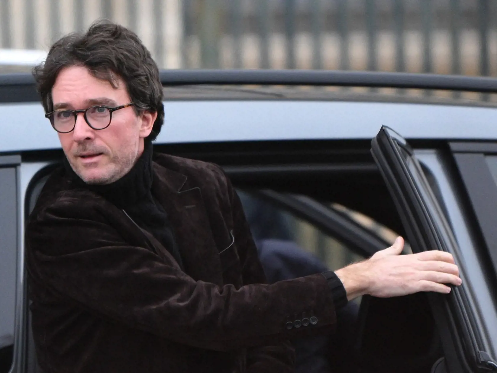 Celebrityna prehliadke Louis Vuitton v Paríži