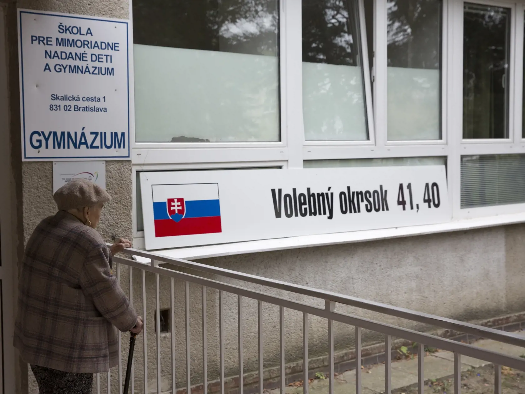 Komunálne voľby vo volebného okrsku 40,41, ZŠ Skalička.