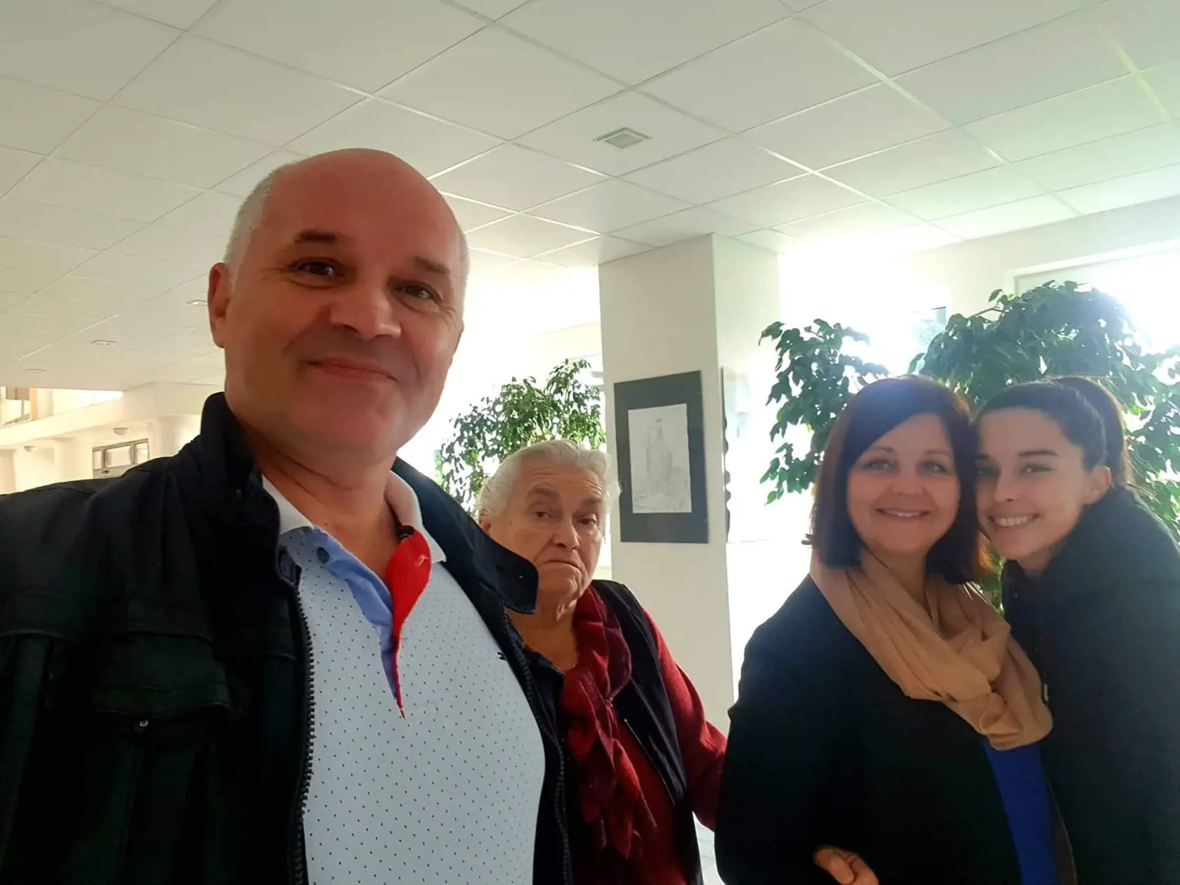 Žilinská županka Erika Jurinová s rodinou.