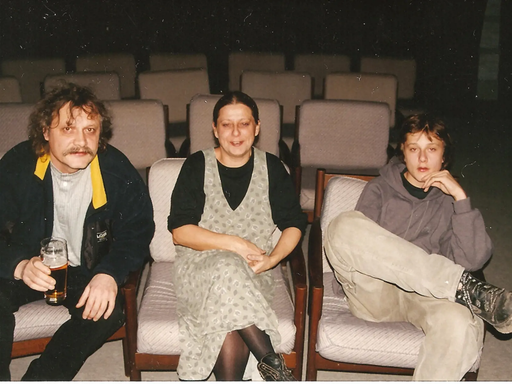 S manželkou Aninou a synom Marekom v roku 1999.