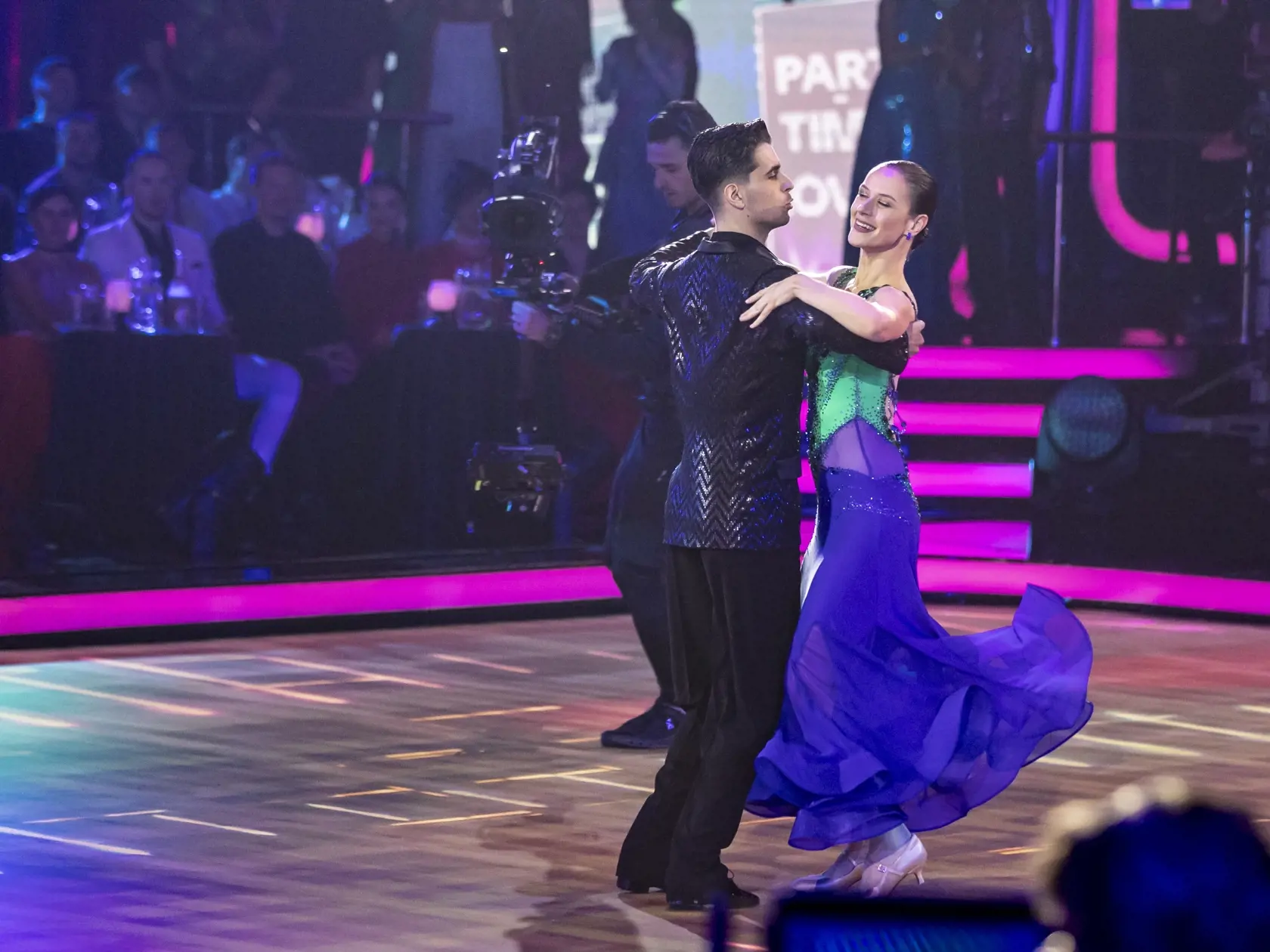 Premiéra tanečnej súťaže Let's Dance 2024. Na snímke je Anna Jakab Rakovská a Jaroslav Ihring. 